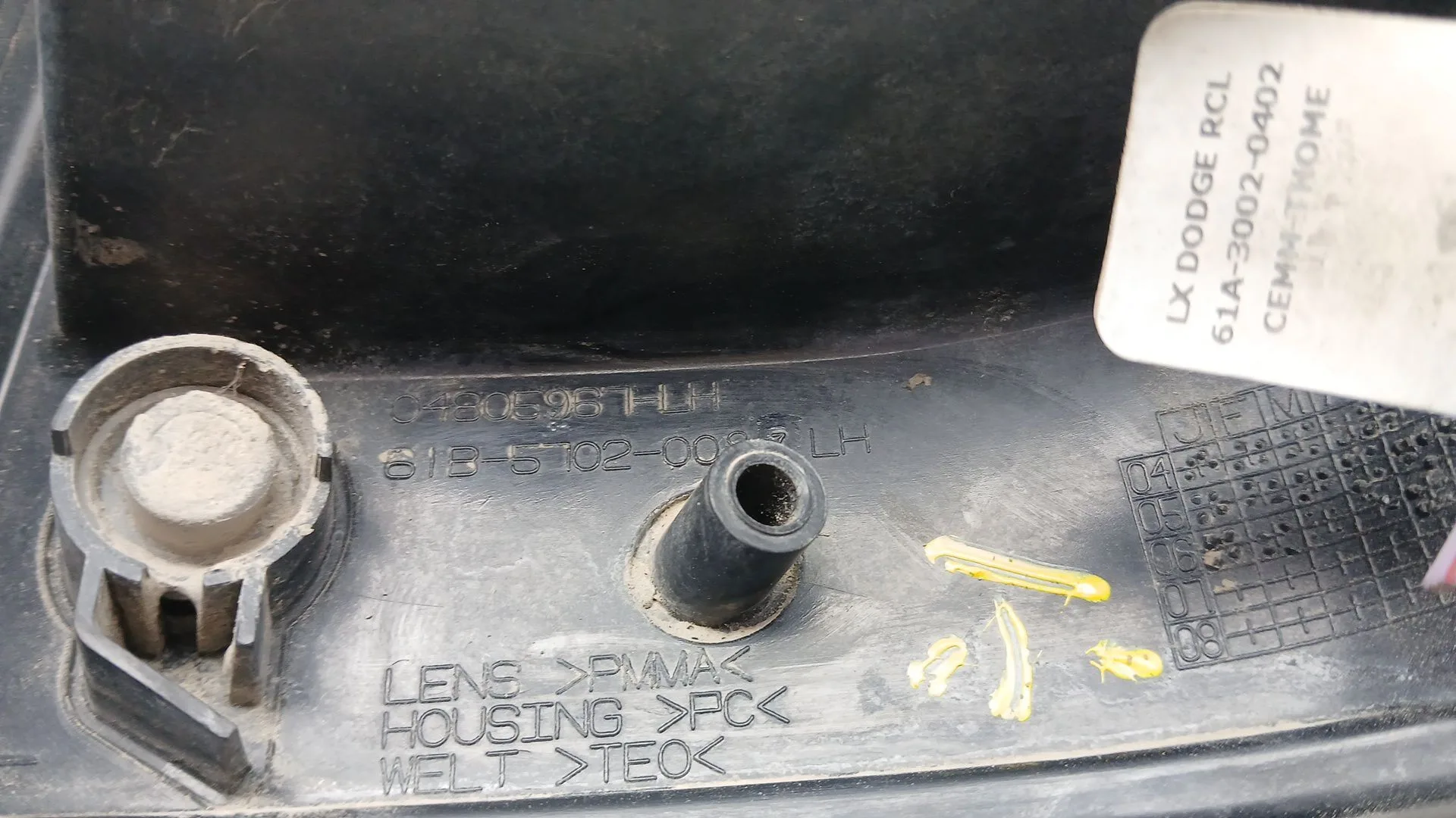 Piloto Trasero Izquierdo para Chrysler 300C (Lx, Le)