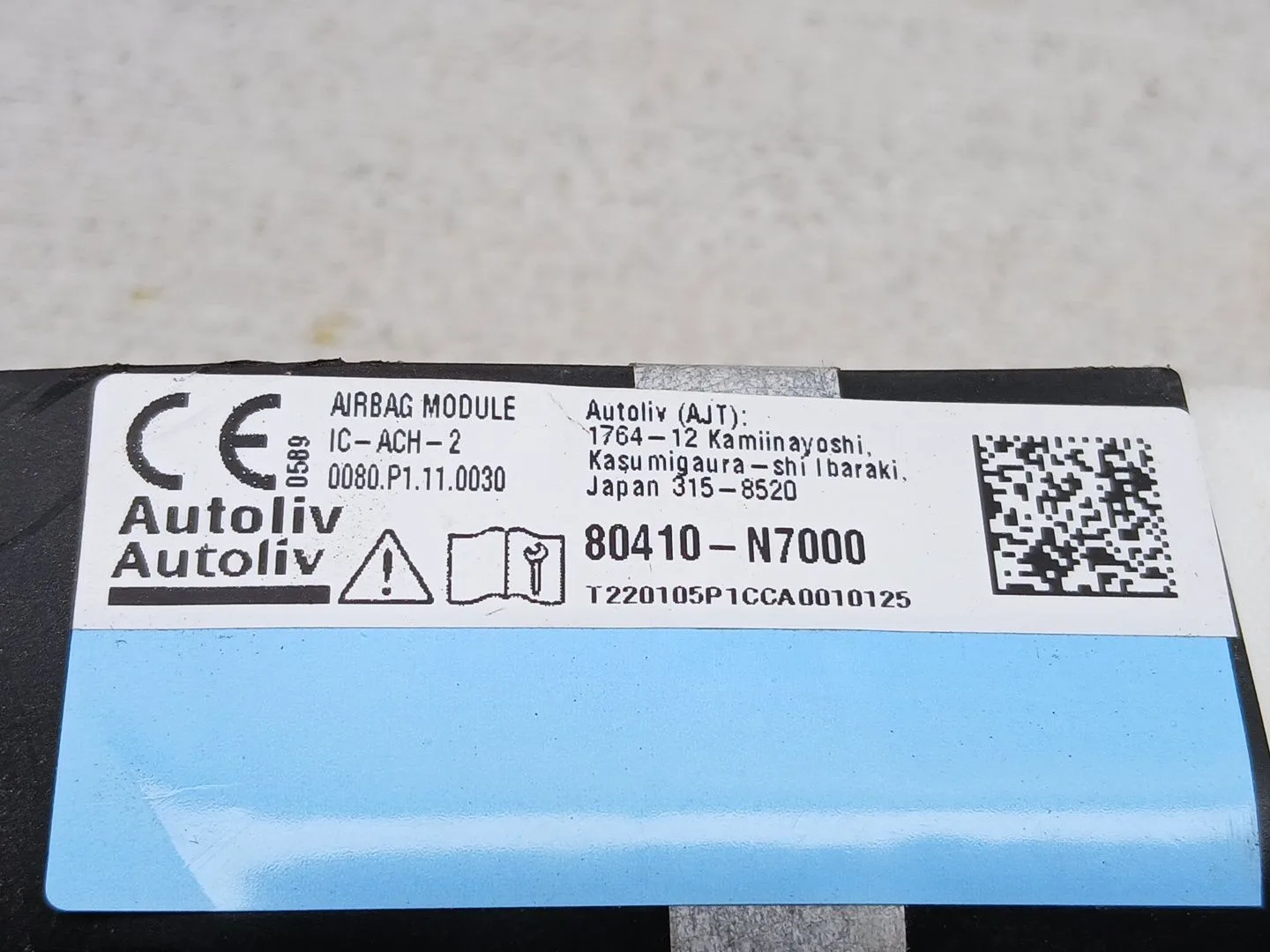 Airbag Cortina Delantero Izquierdo para Hyundai Tucson (Nx4E, Nx4A)