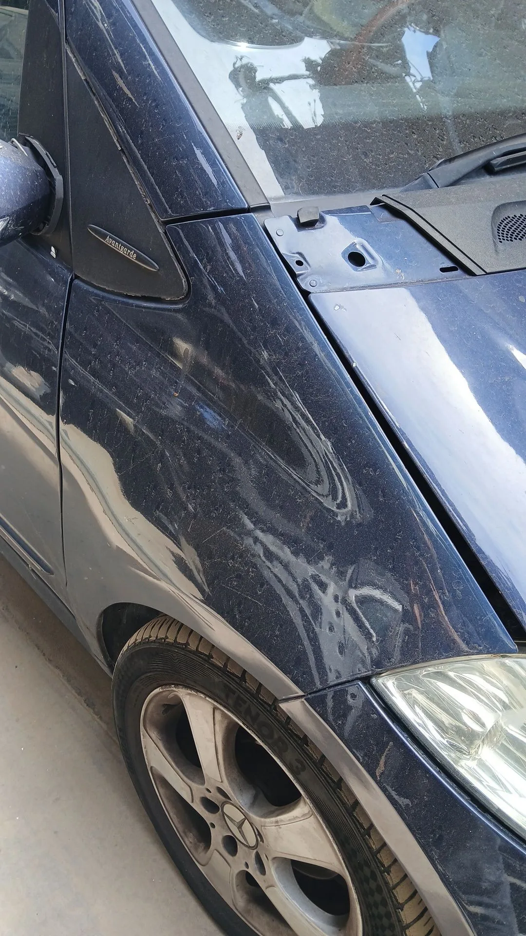Aleta Delantera Derecha para Mercedes-Benz Clase A (W169)