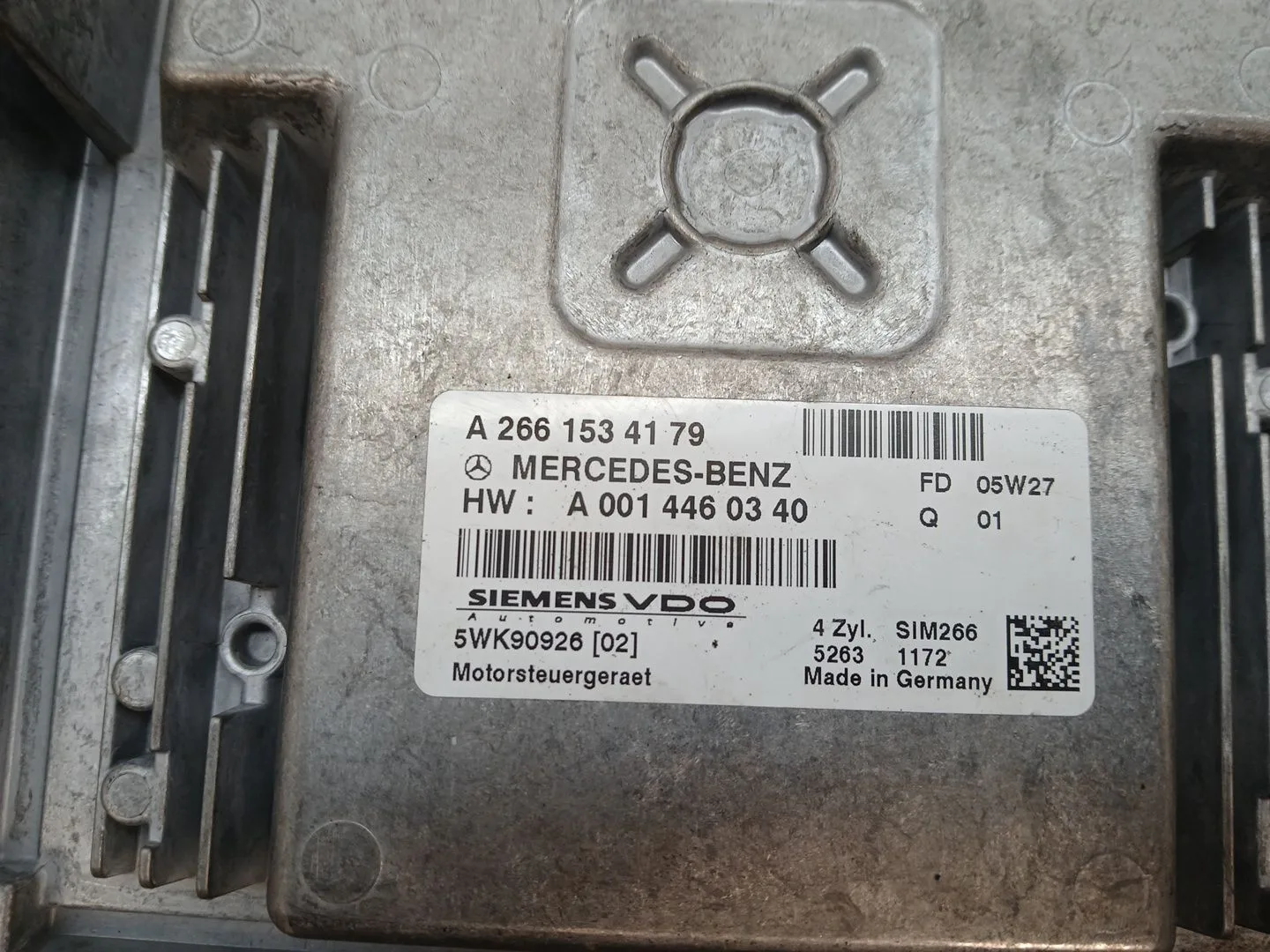 Centralita Motor Uce para Mercedes-Benz Clase A (W169)