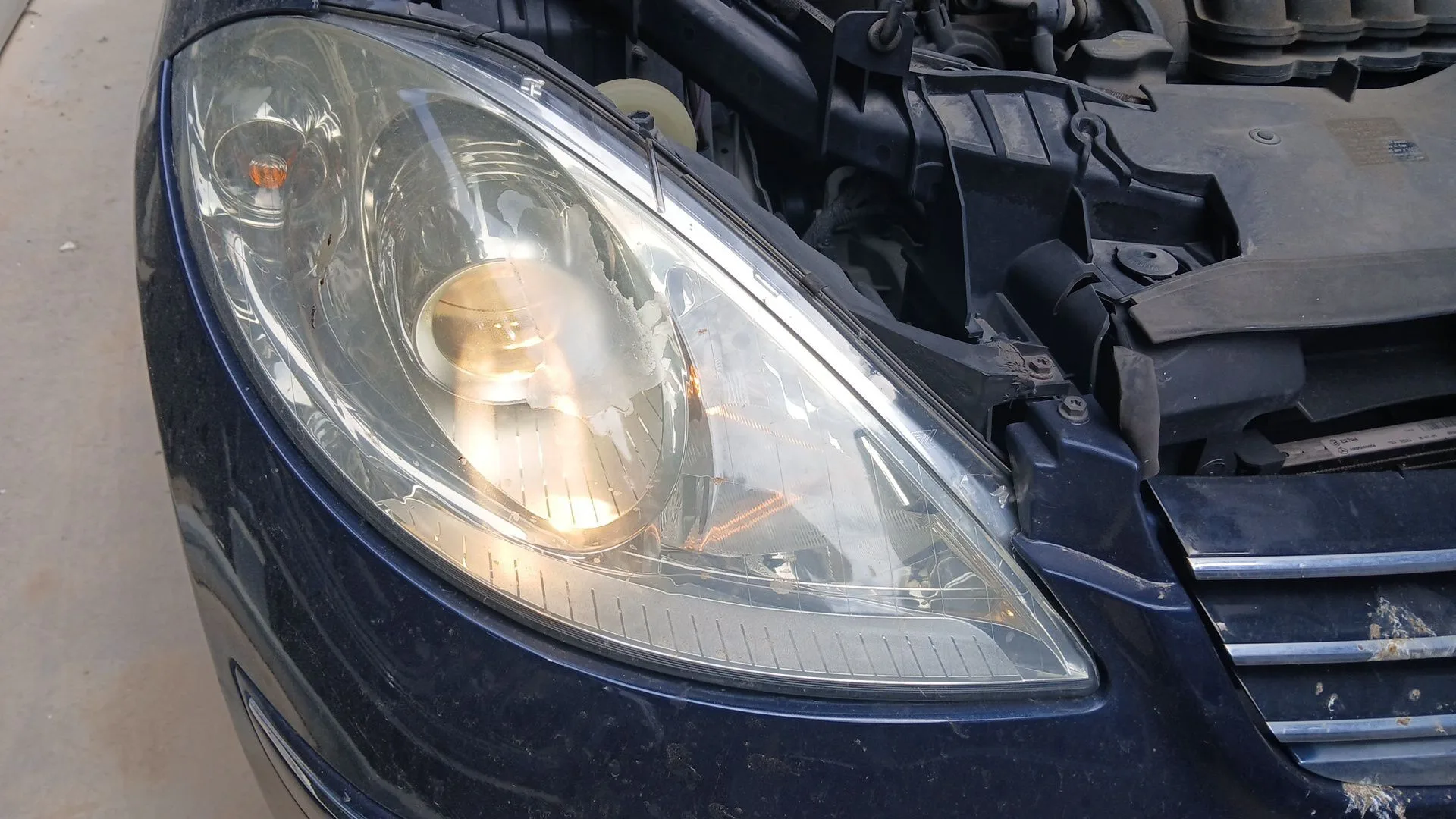 Faro Derecho para Mercedes-Benz Clase A (W169)