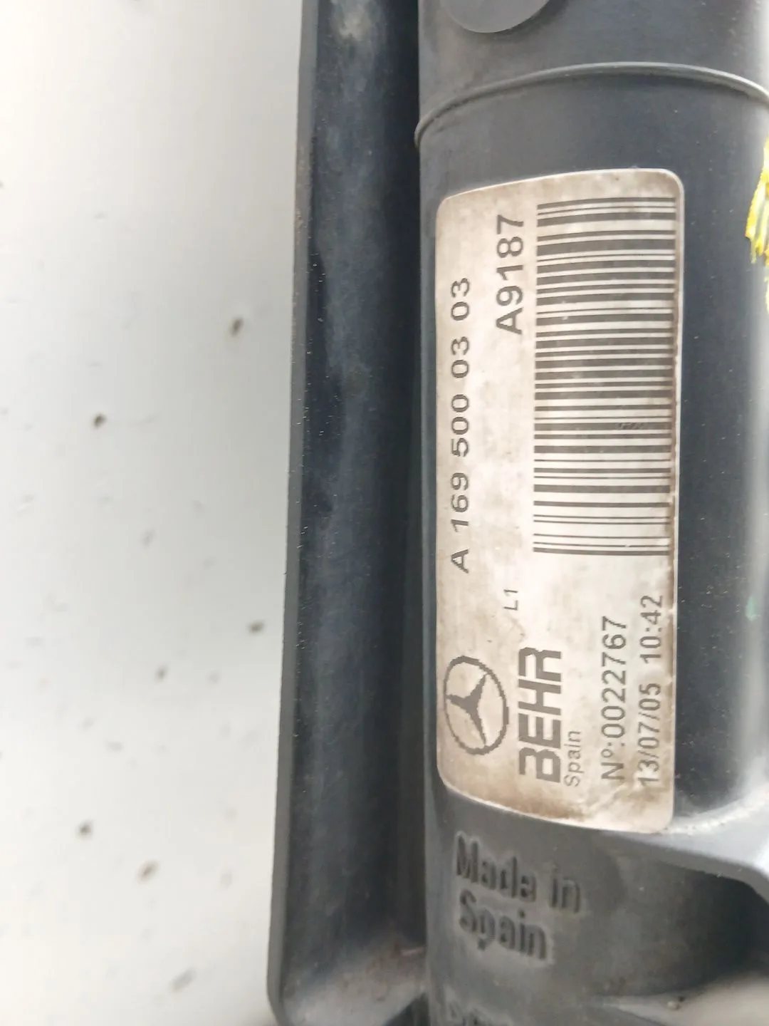Radiador Agua para Mercedes-Benz Clase A (W169)