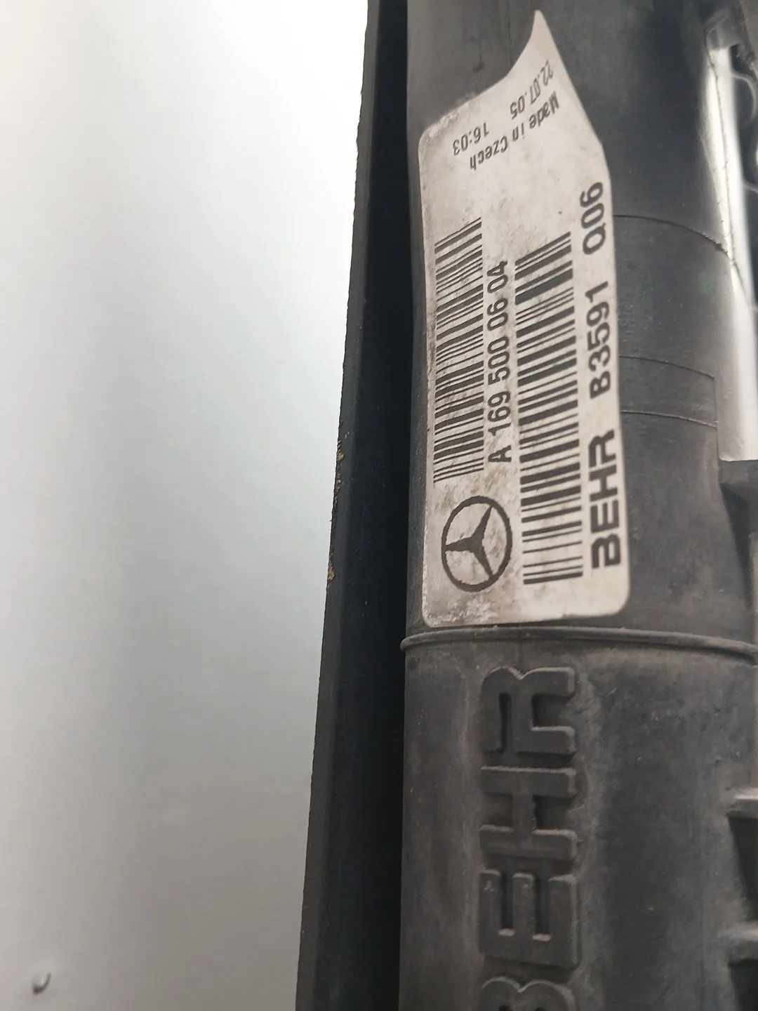 Radiador Agua para Mercedes-Benz Clase A (W169)