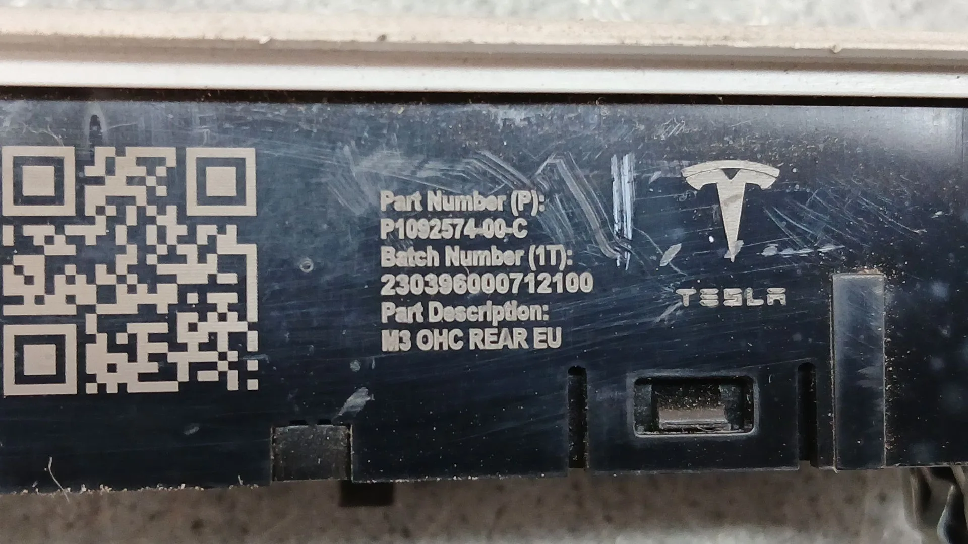 Luz Interior para Tesla Model 3
