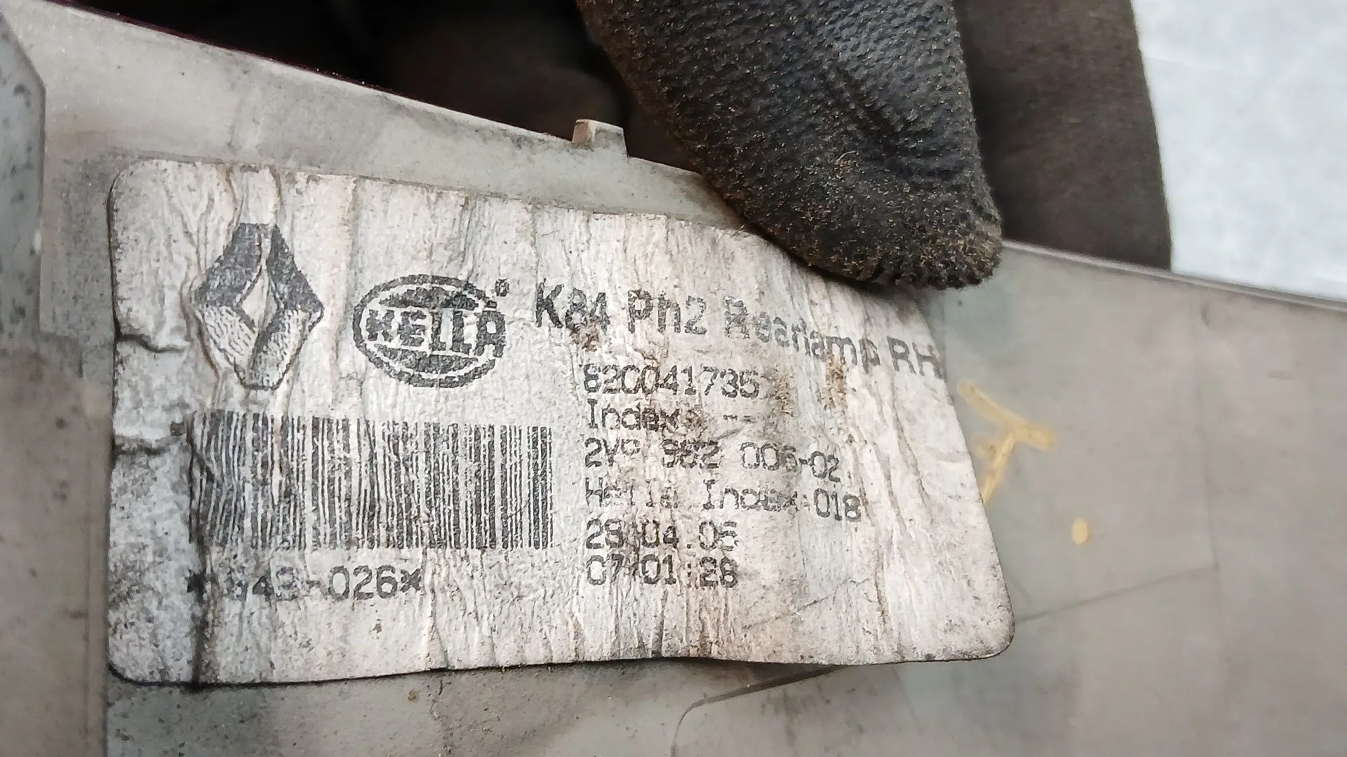 Piloto Trasero Derecho para Renault Megane Ii Station Wagon (Km0/1_)