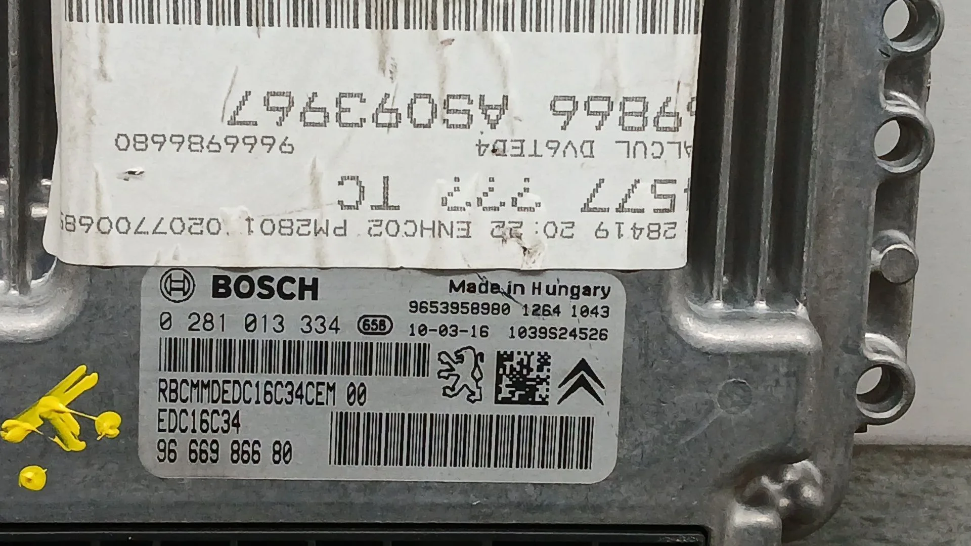 Centralita Motor Uce para Peugeot 5008