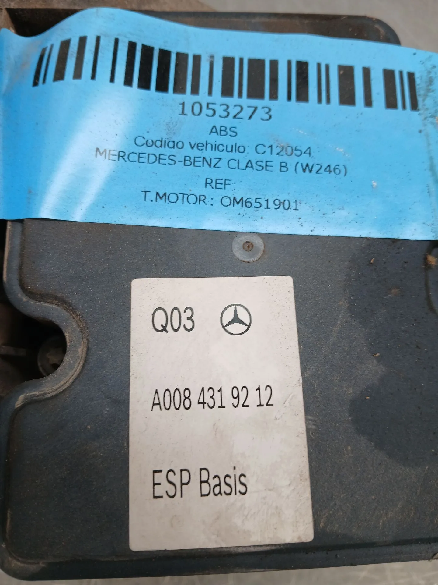 Abs para Mercedes-Benz Clase B (W246)
