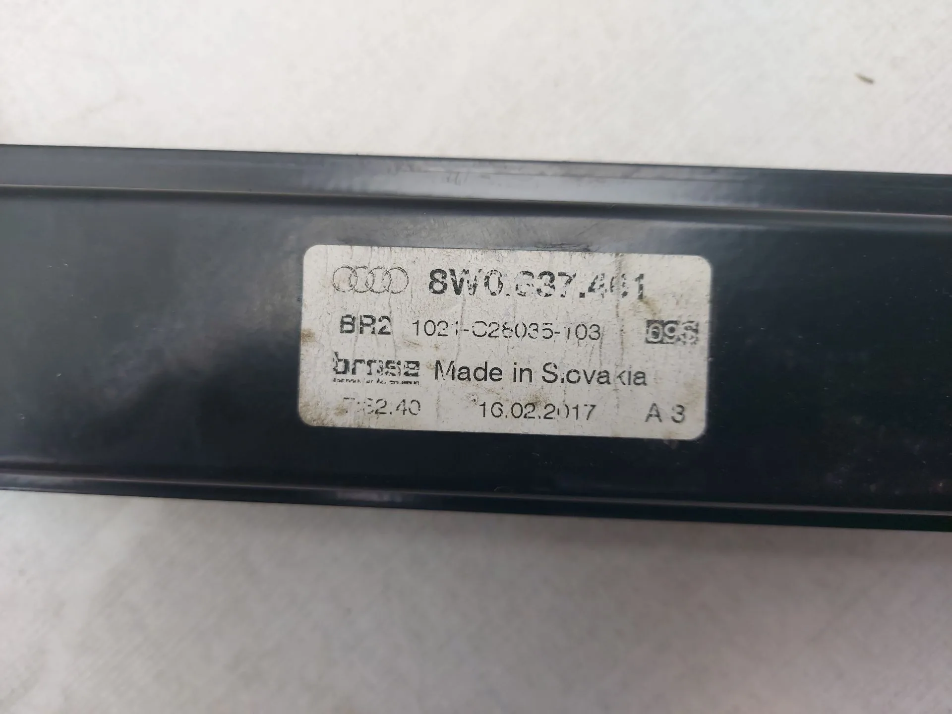 Elevalunas Delantero Izquierdo para Audi A4 B9 (8W2, 8Wc)