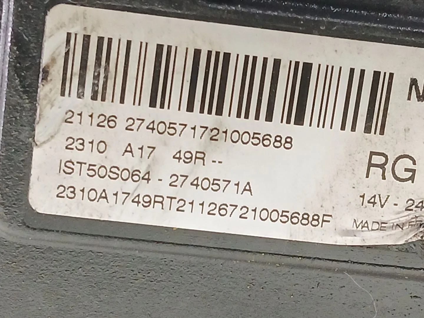 Alternador para Nissan Qashqai Iii (J12)