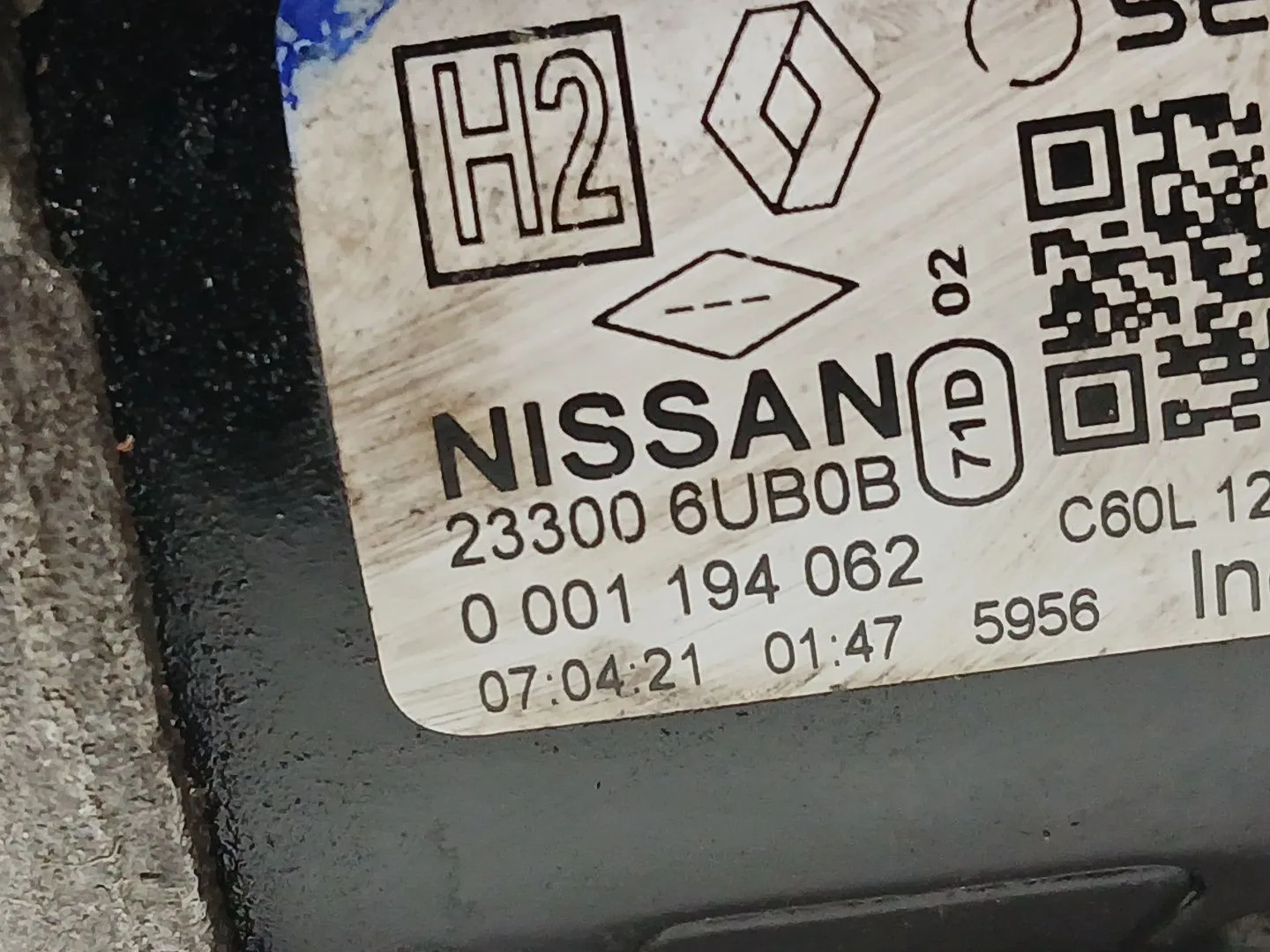 Motor Arranque para Nissan Qashqai Iii (J12)