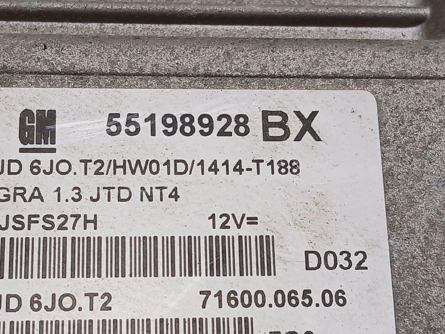 Centralita Motor Uce para Opel Tigra Twin Top