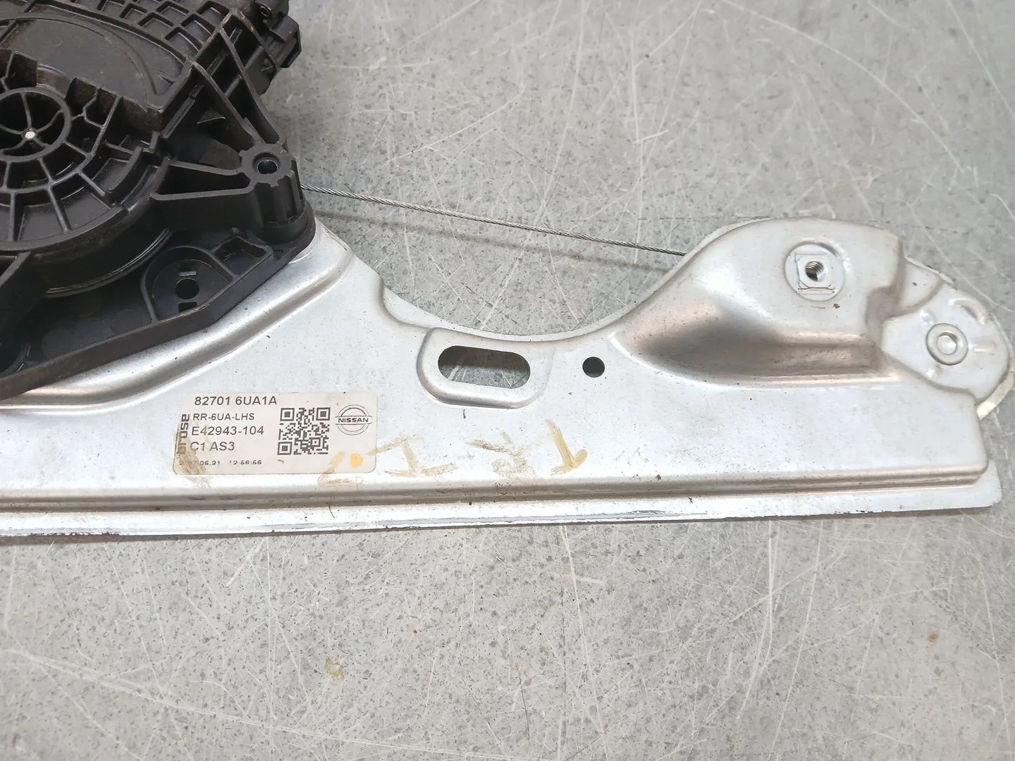 Elevalunas Trasero Izquierdo para Nissan Qashqai Iii (J12)