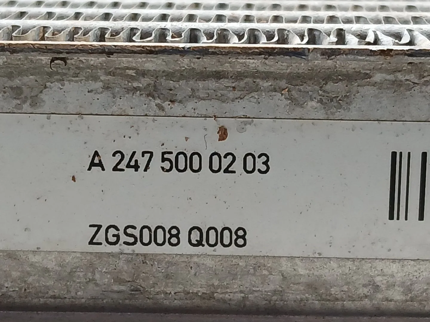 Radiador Agua para Mercedes-Benz Gla (H247)
