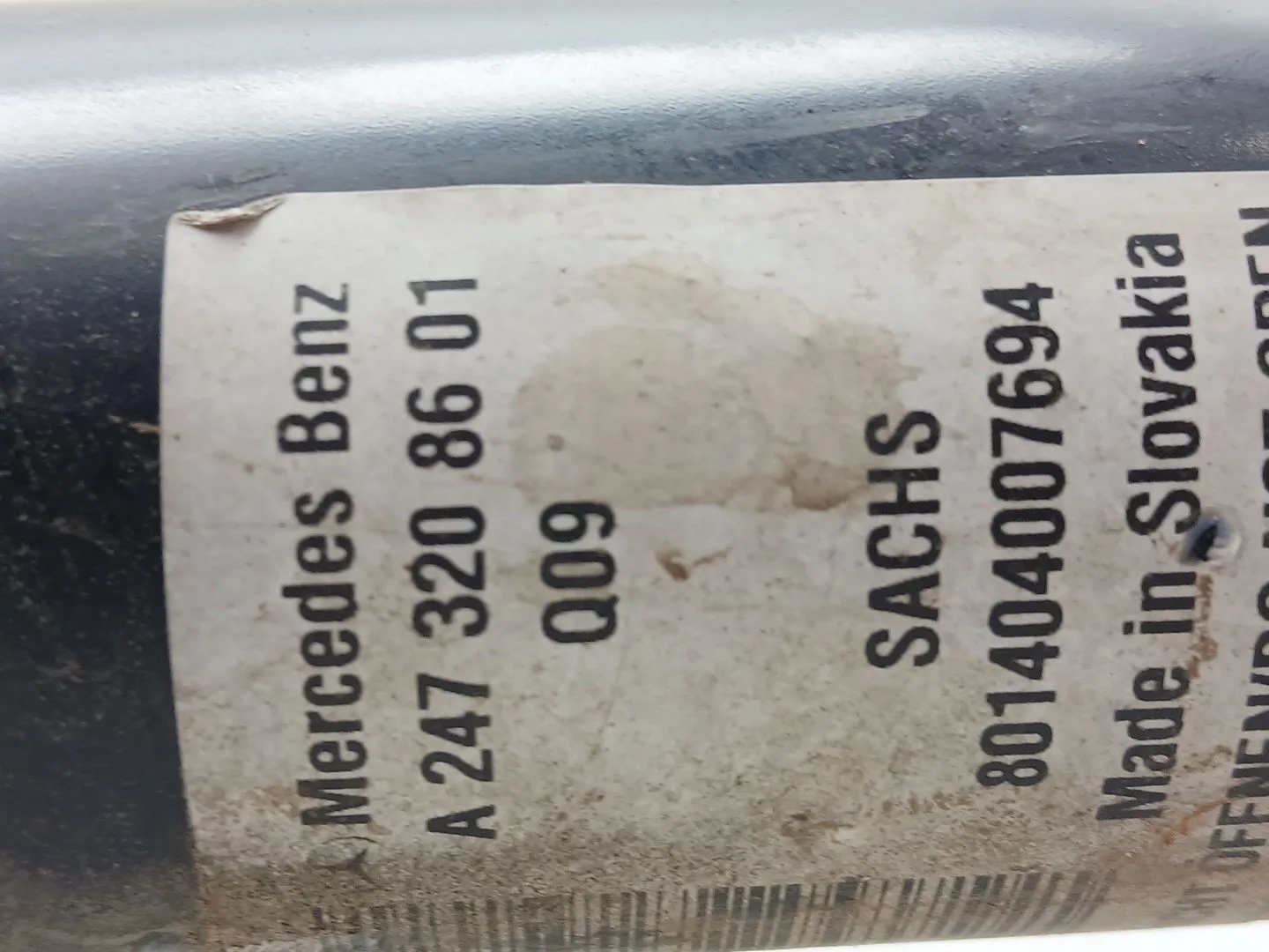 Amortiguador Delantero Derecho para Mercedes-Benz Gla (H247)