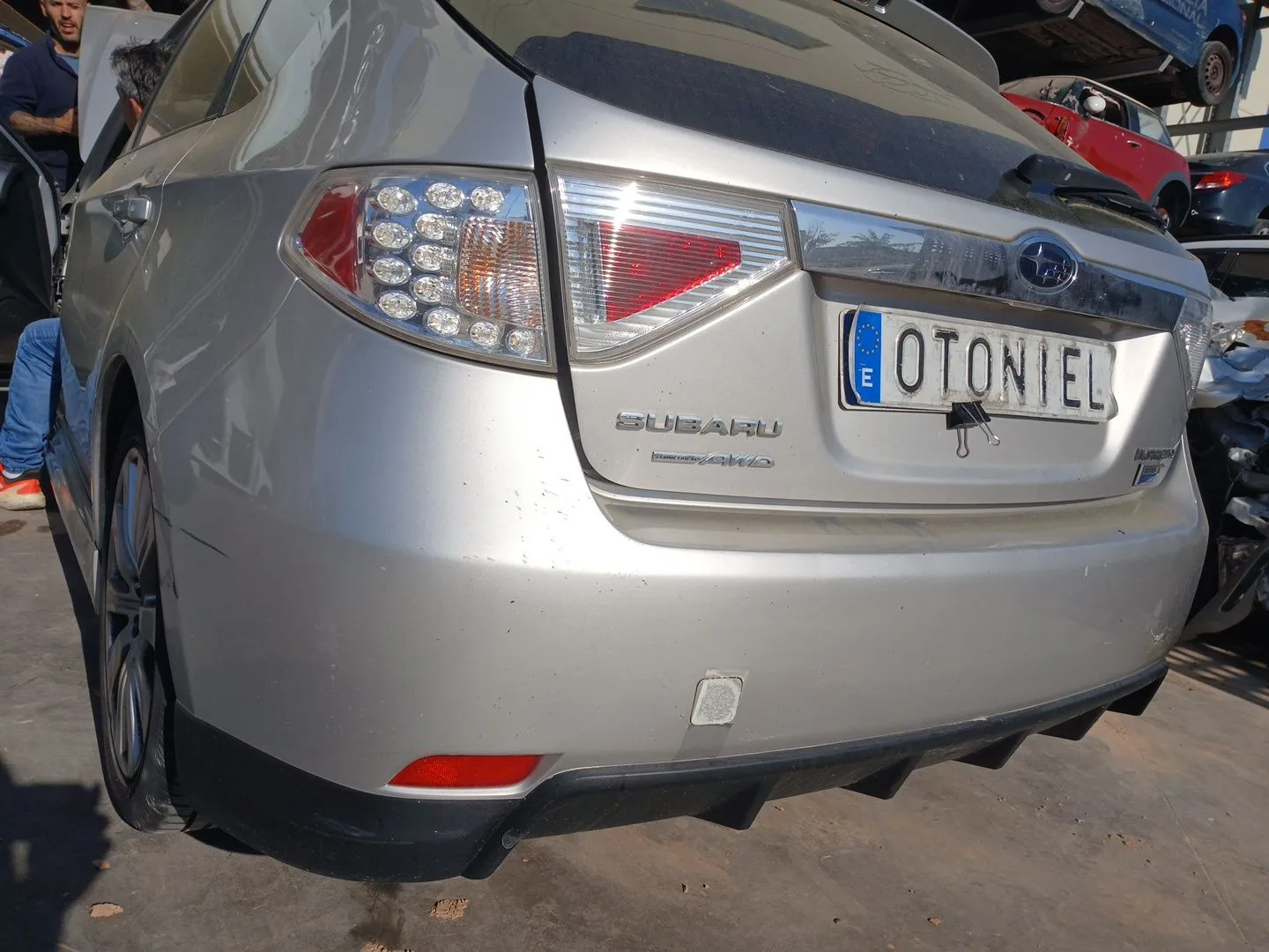 Paragolpes Trasero para Subaru Impreza Hatchback (Gr, Gh, G3)