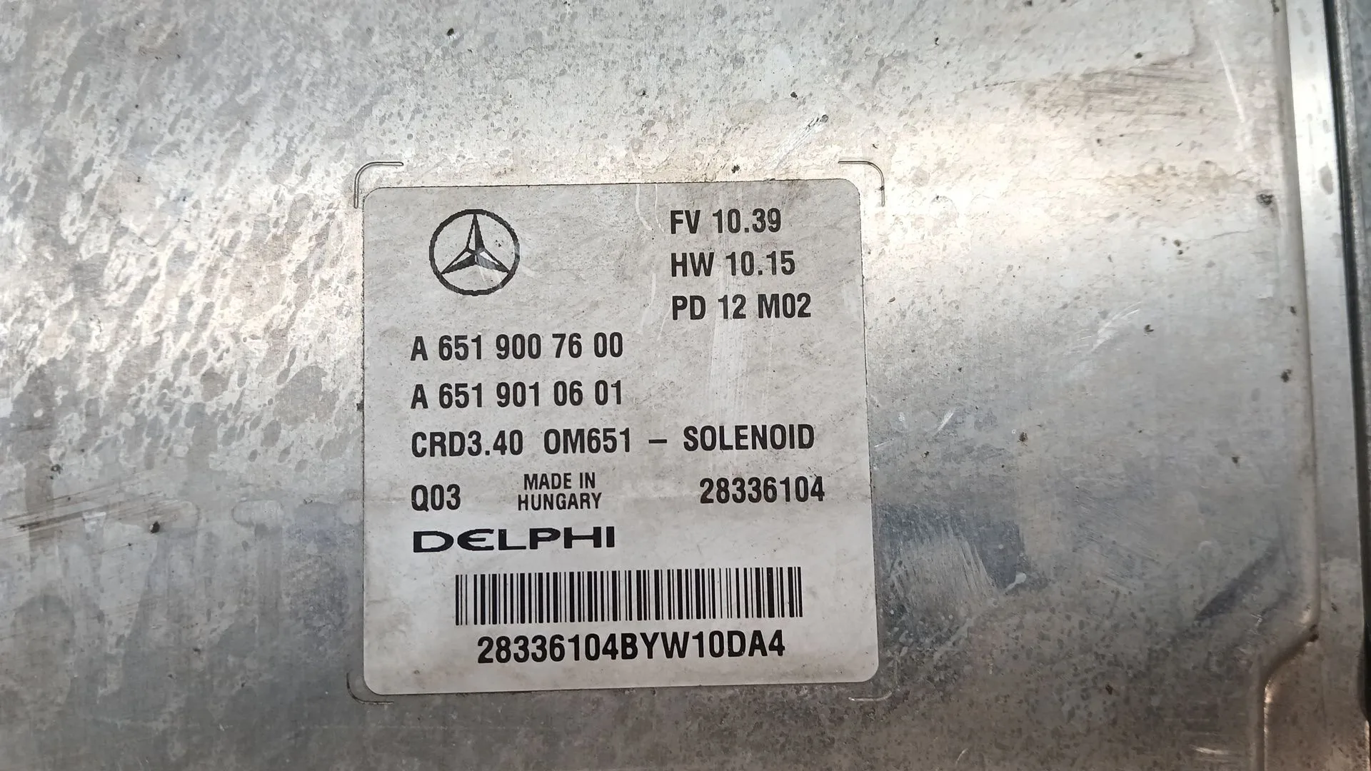 Centralita Motor Uce para Mercedes-Benz Clase B Sports Tourer (W246, W242)