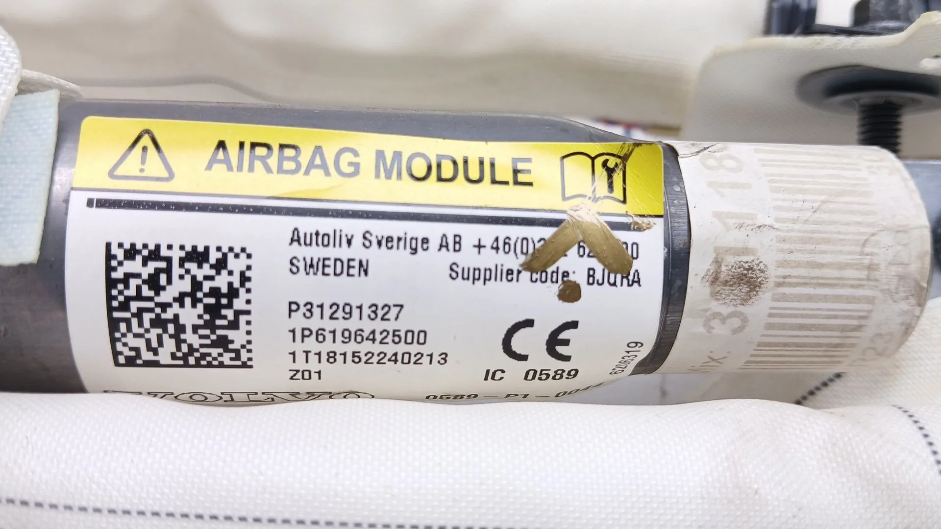 Airbag Cortina Delantero Derecho para Volvo V40 Hatchback (525)