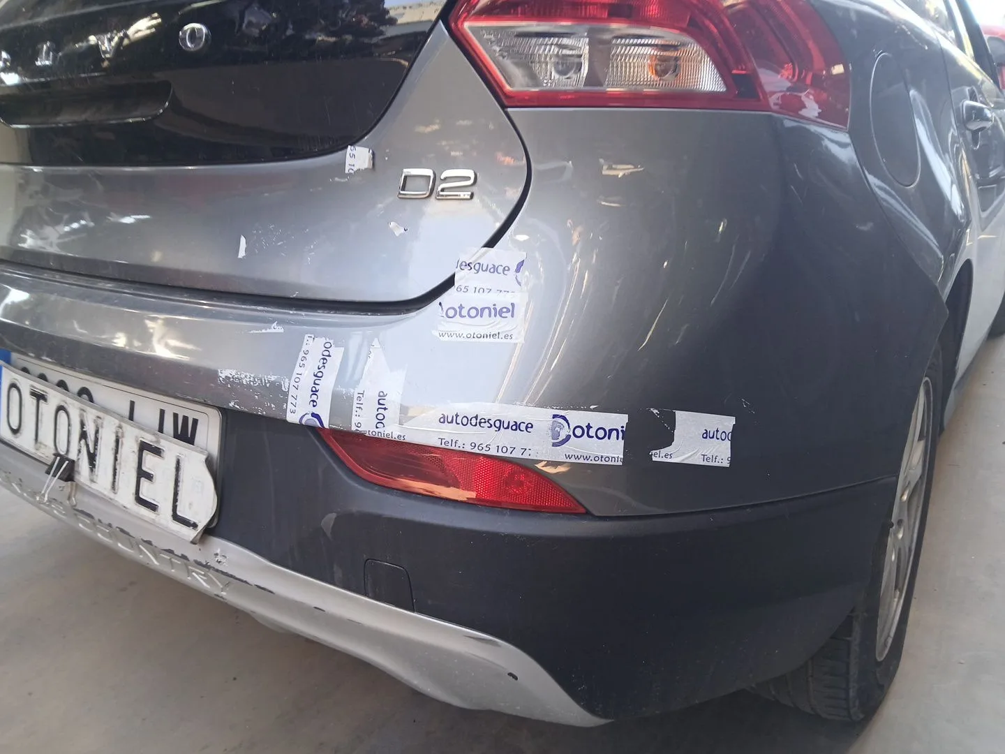 Paragolpes Trasero para Volvo V40 Hatchback (525)