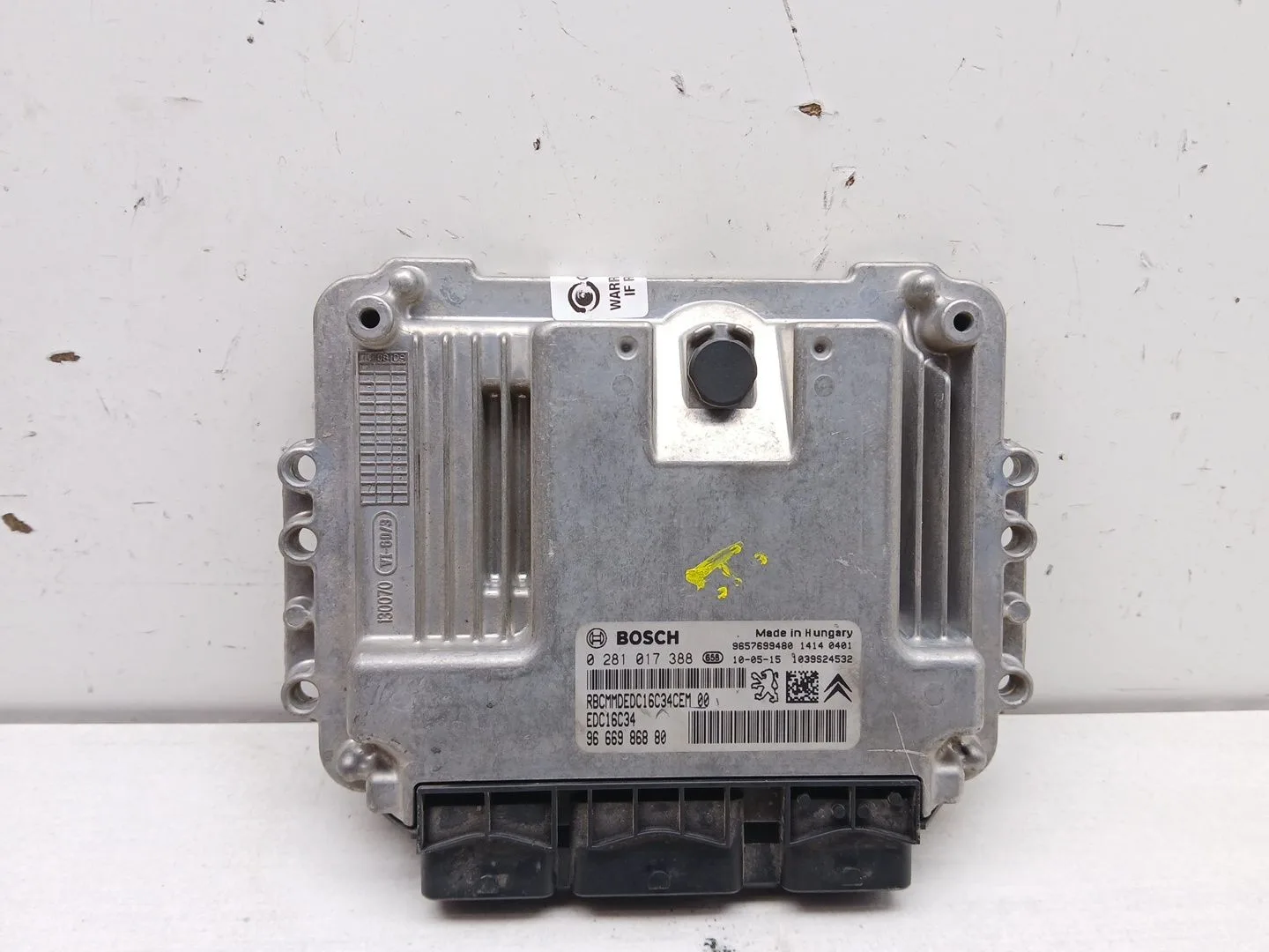 Centralita Motor Uce para Peugeot 207/207+ (Wa_, Wc_)