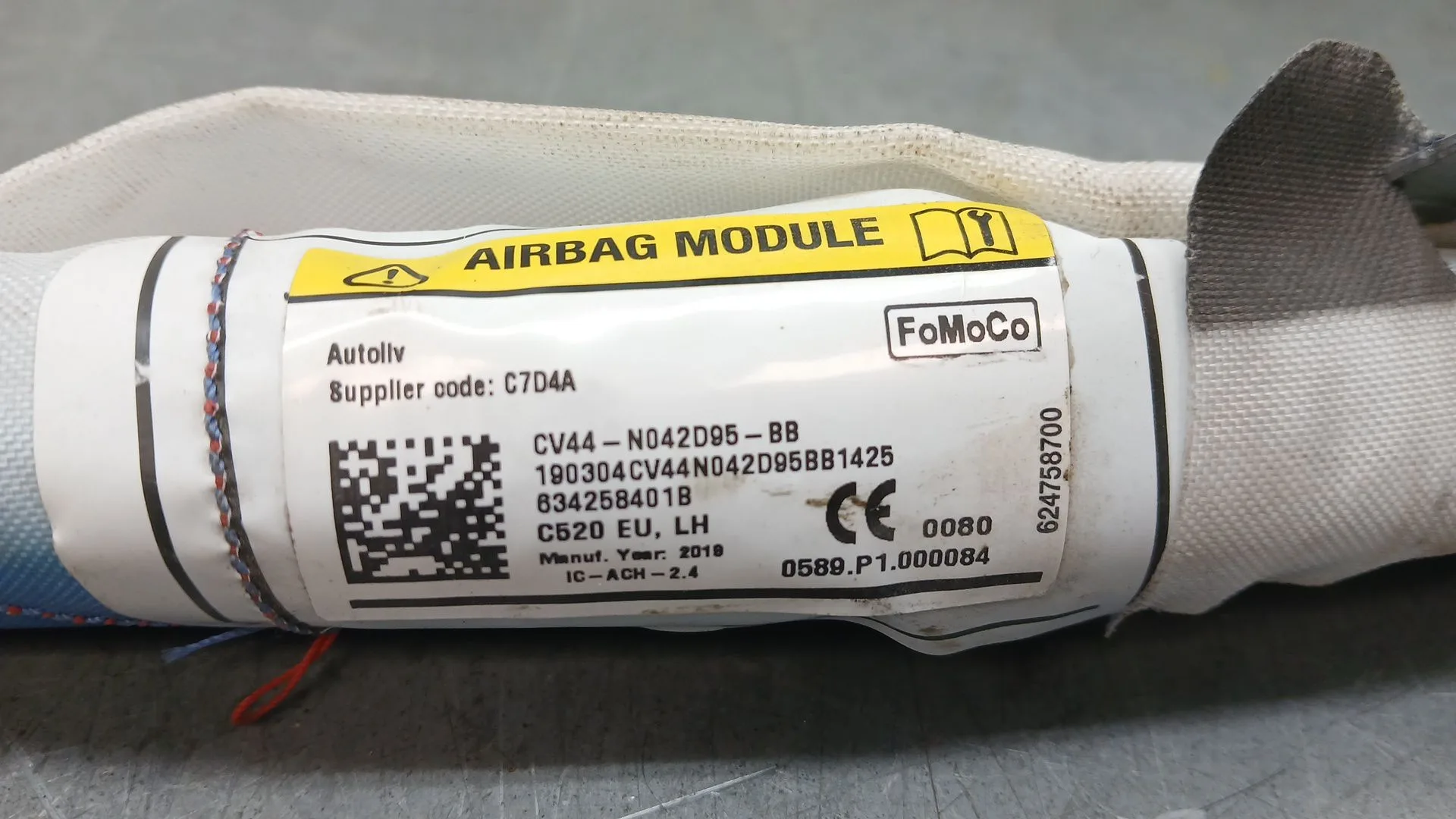 Airbag Cortina Delantero Izquierdo para Ford Kuga Ii (Dm2)