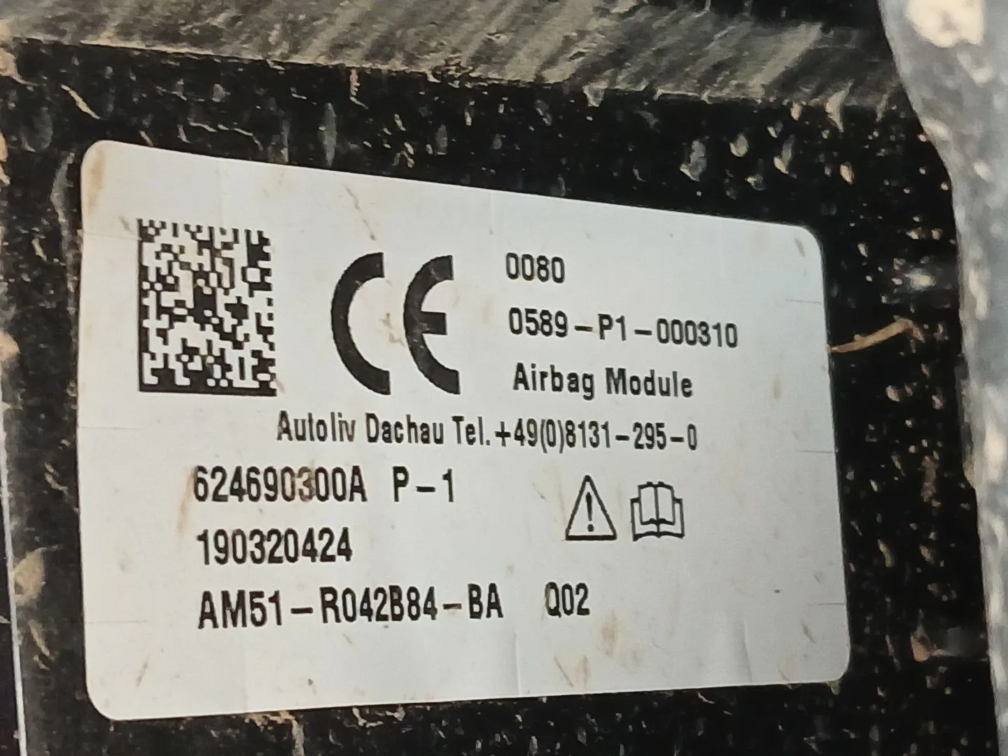 Kit Airbag para Ford Kuga Ii (Dm2)