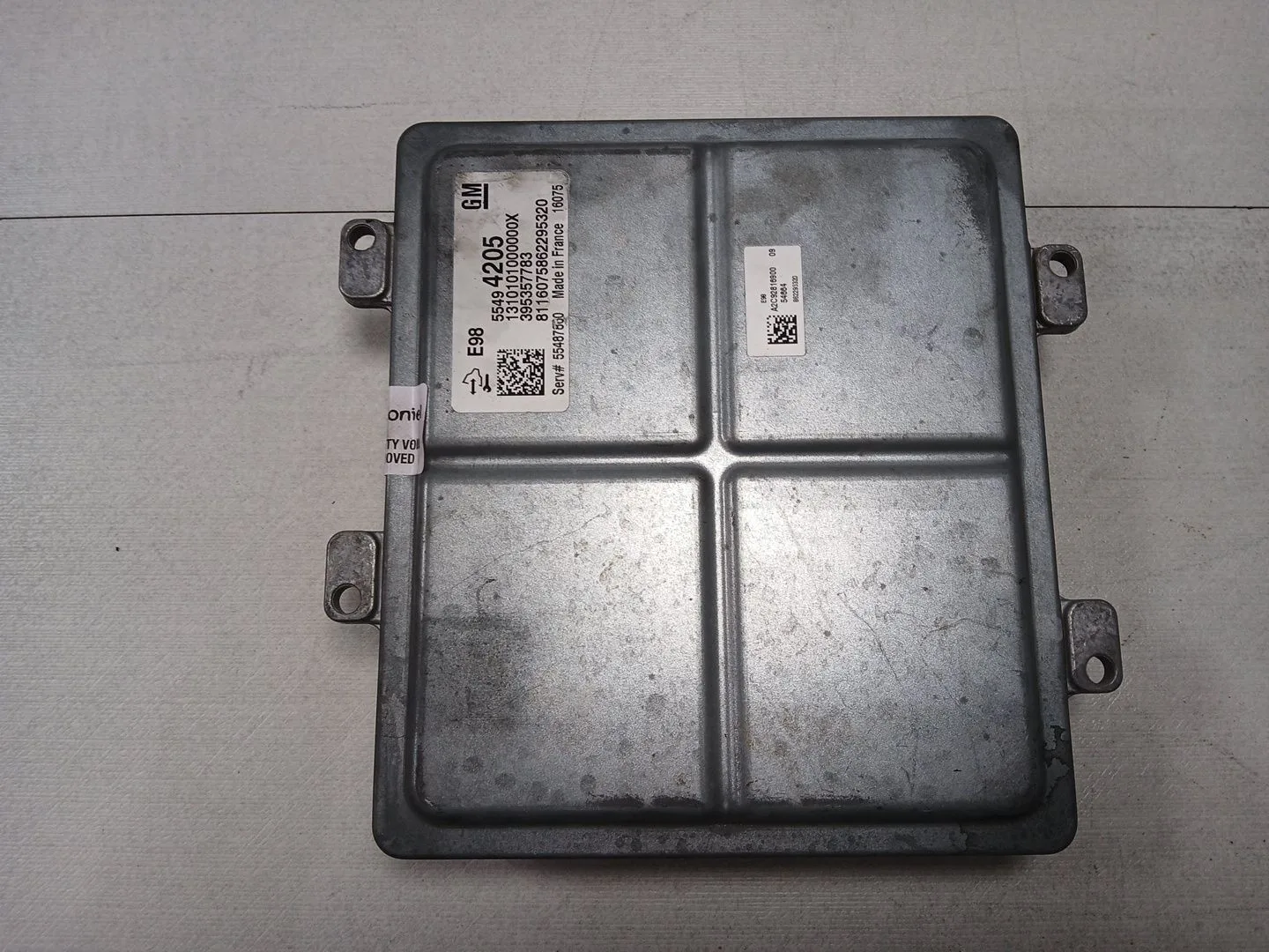 Centralita Motor Uce para Opel Insignia Berlina