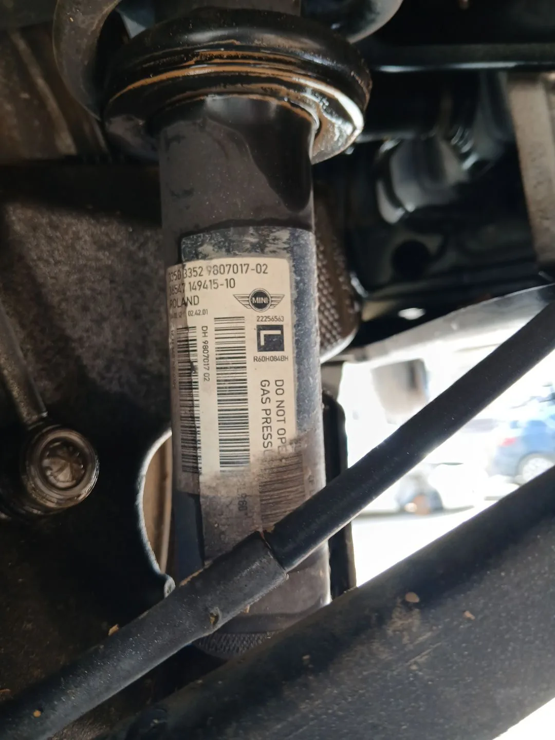 Amortiguador Trasero Izquierdo para Mini Mini Countryman (R60)