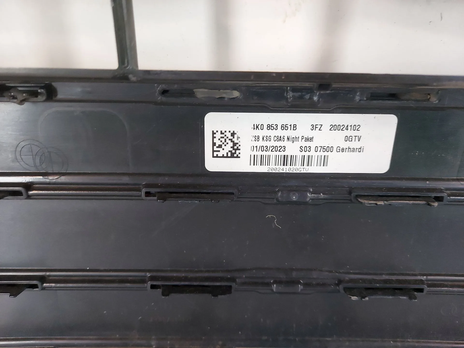Paragolpes Delantero para Audi A6 C8 Avant (4A5)