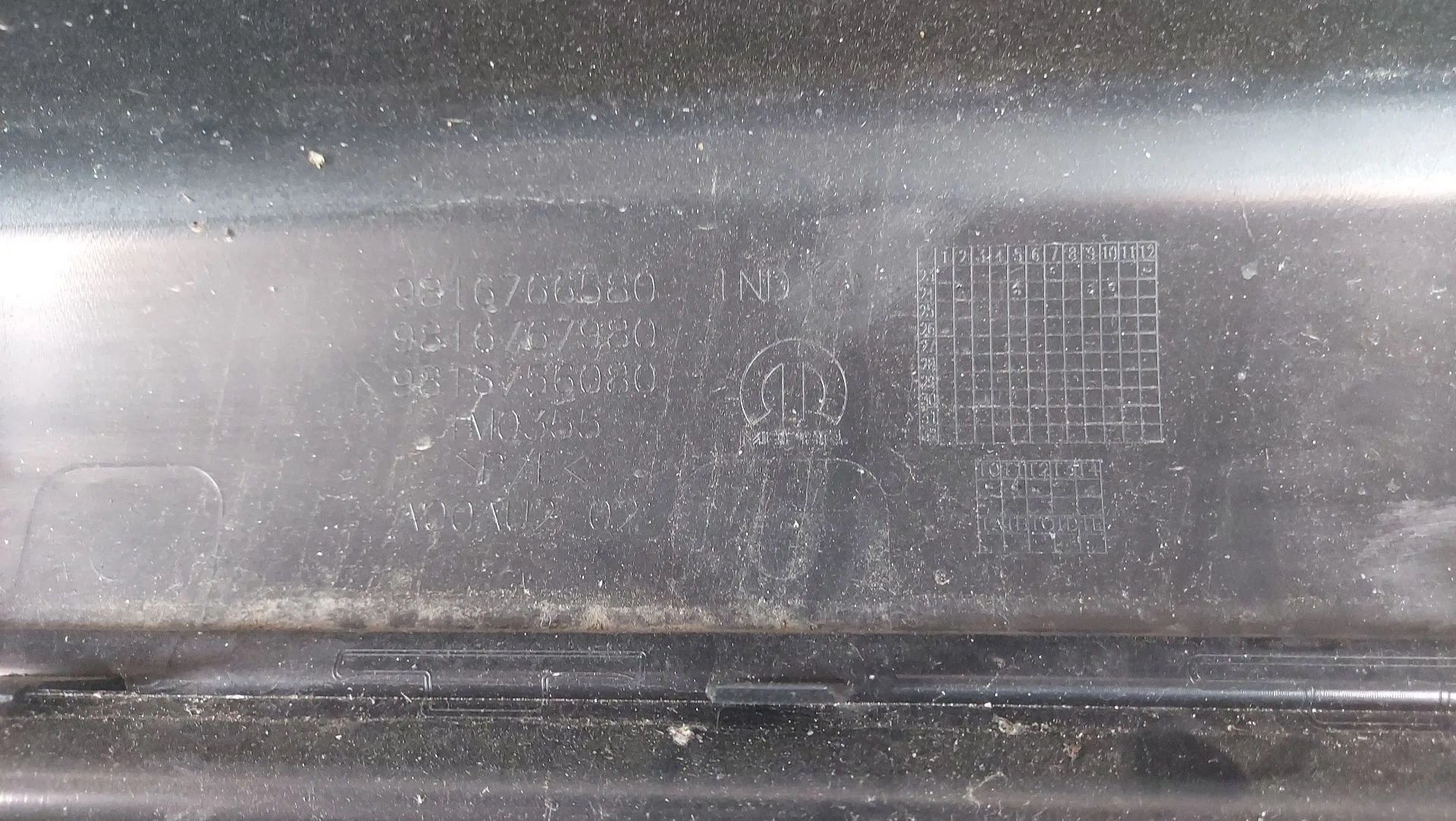 Paragolpes Trasero para Opel Combo Furgoneta/Monovolumen (K9)