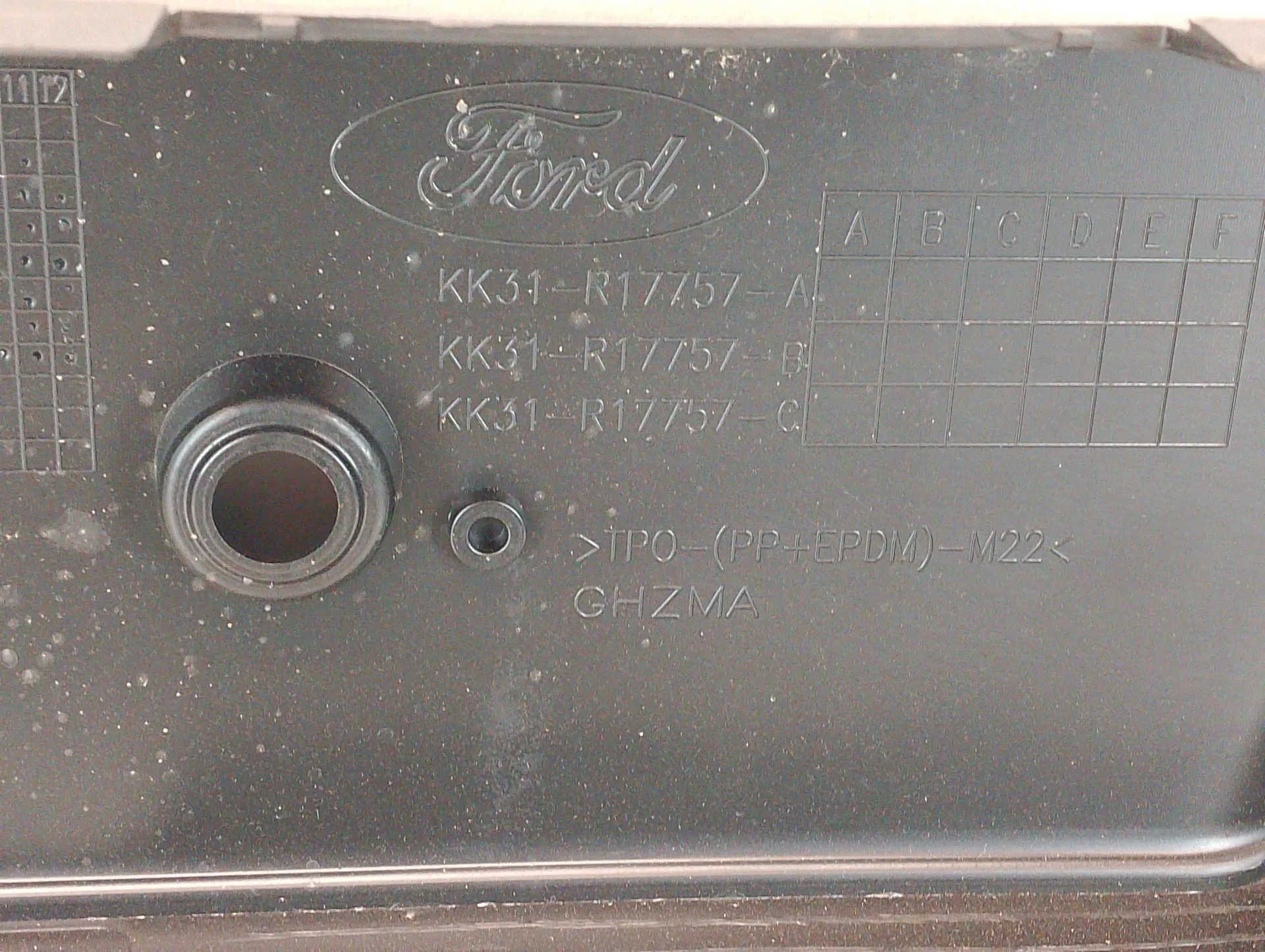 Paragolpes Delantero para Ford Transit V363 Caja/Chasis (Fed, Ffd)