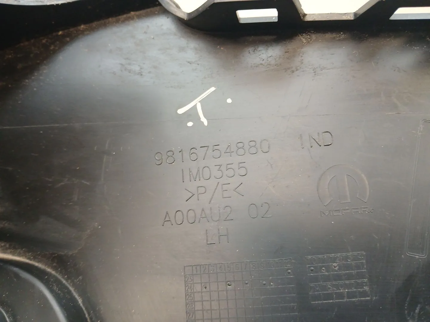 Puntera Paragolpes Trasera Izquierda para Peugeot Partner Furgoneta/Monovolumen (K9)