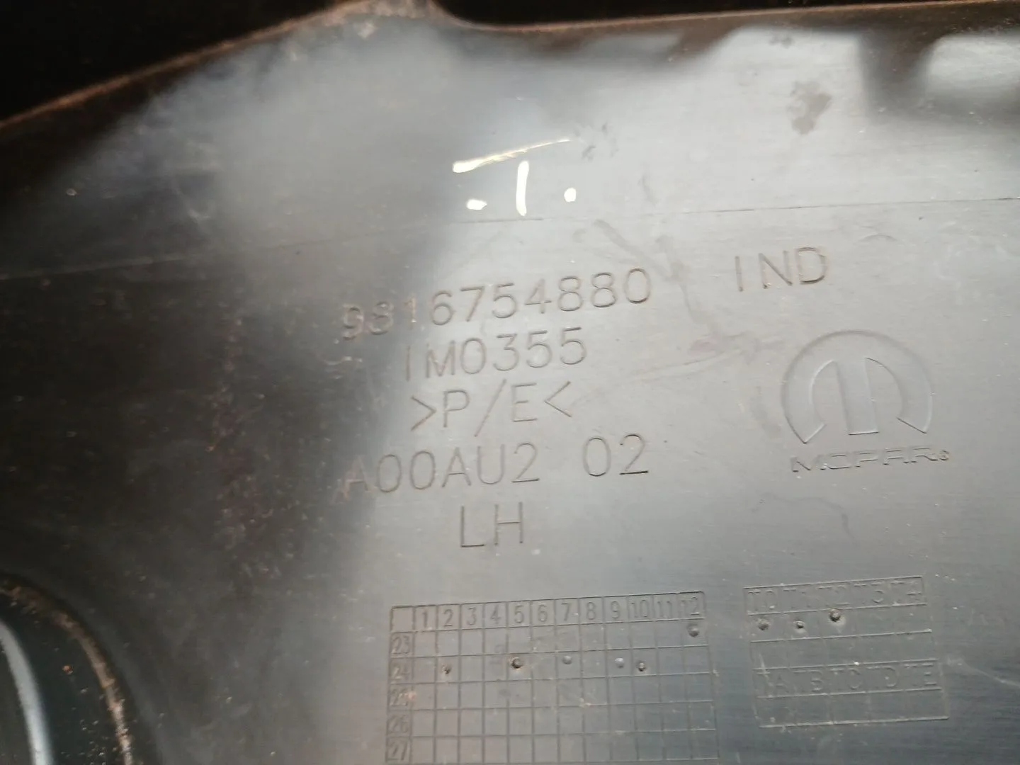 Puntera Paragolpes Trasera Izquierda para Peugeot Partner Furgoneta/Monovolumen (K9)