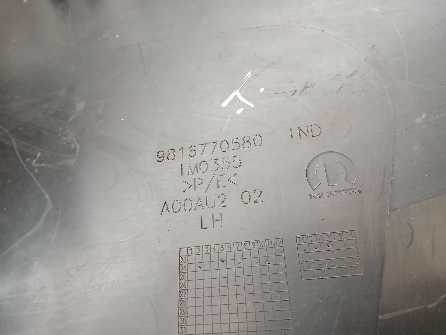 Puntera Paragolpes Trasera Izquierda para Peugeot Partner Furgoneta/Monovolumen (K9)