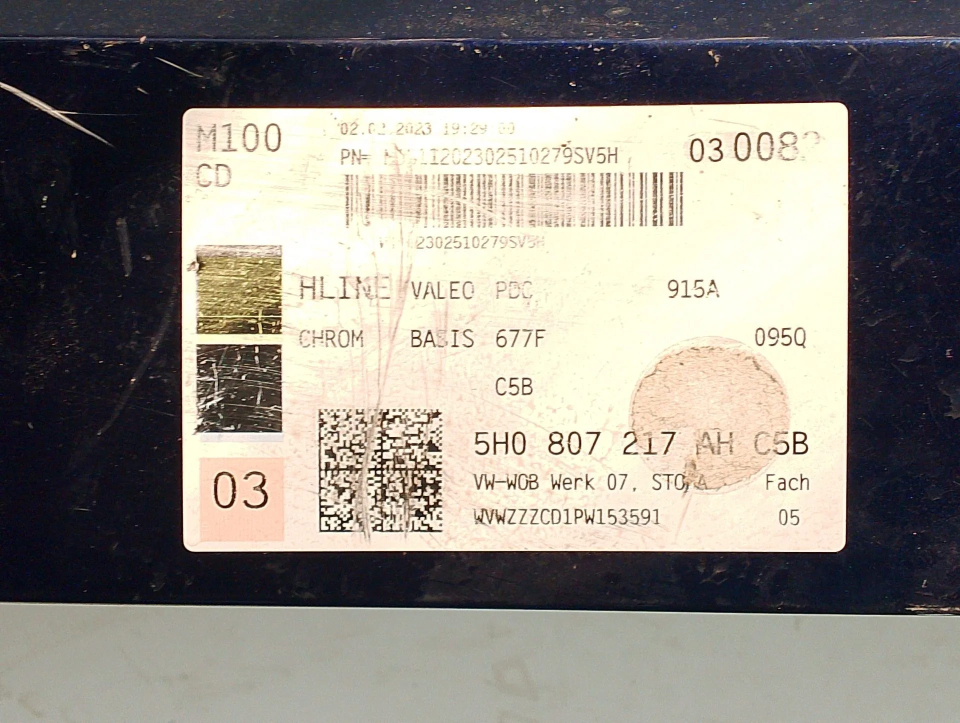 Paragolpes Delantero para Volkswagen Golf Viii (Cd1, Da1)