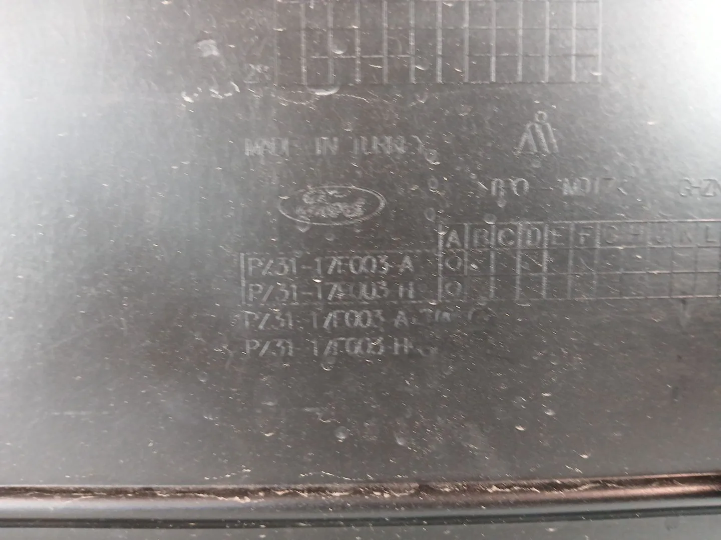 Paragolpes Delantero para Ford Transit Custom V362 Furgoneta (Fy, Fz)