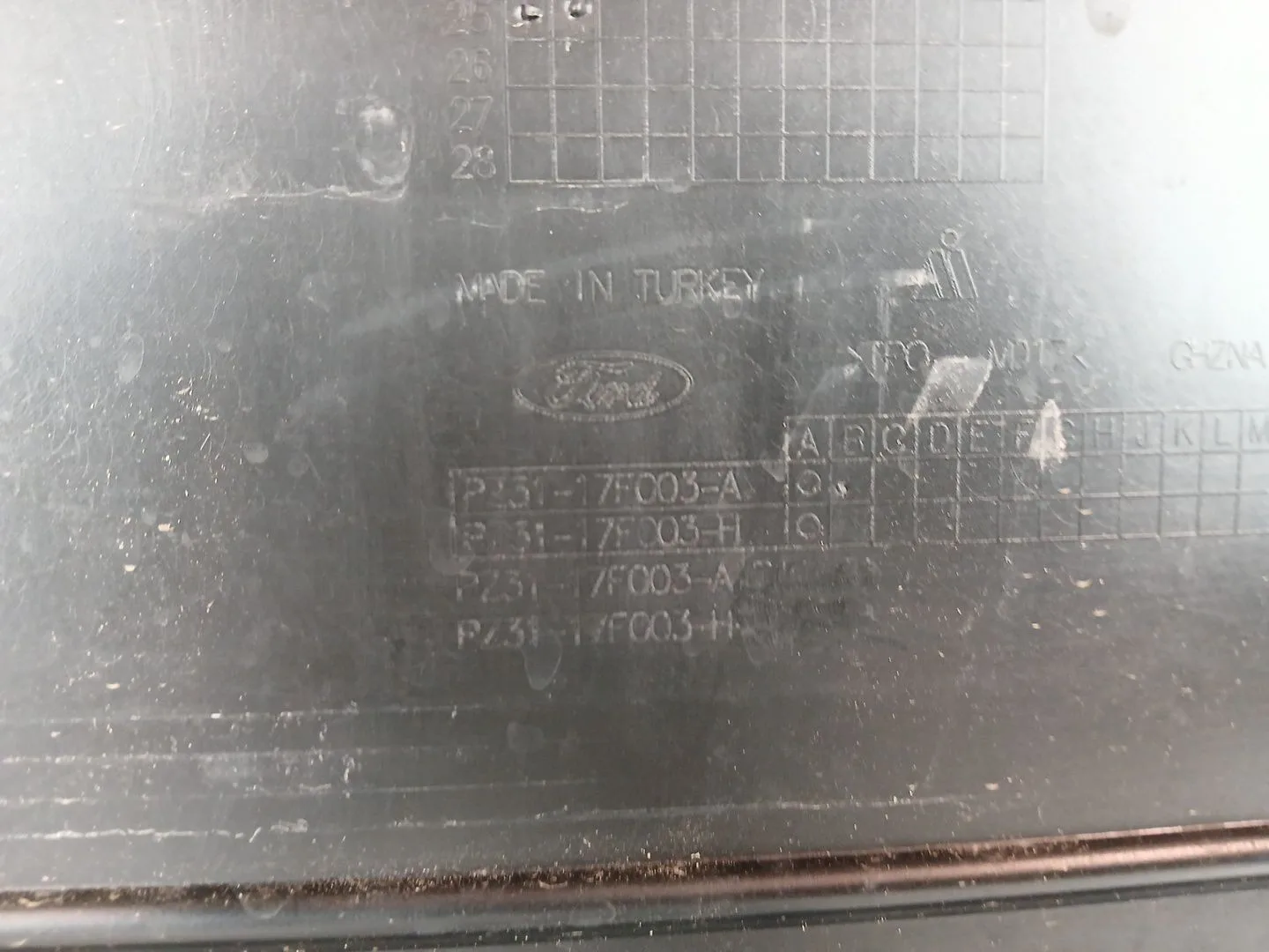 Paragolpes Delantero para Ford Transit Custom Kasten