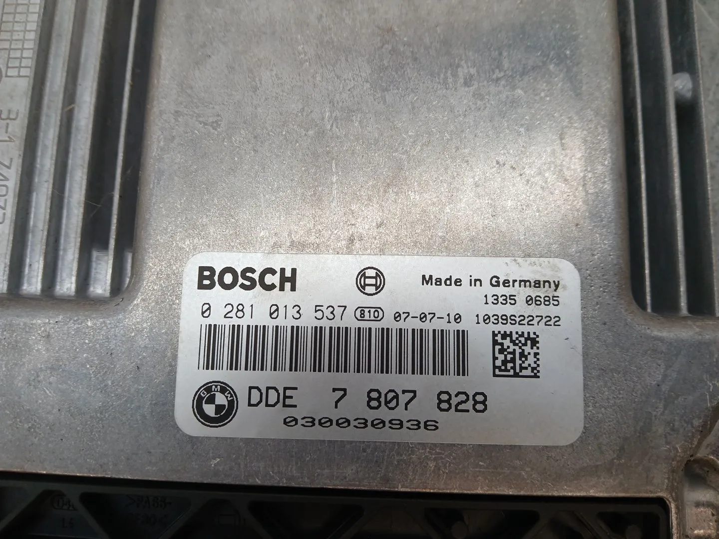 Centralita Motor Uce para Bmw 1 (E87)