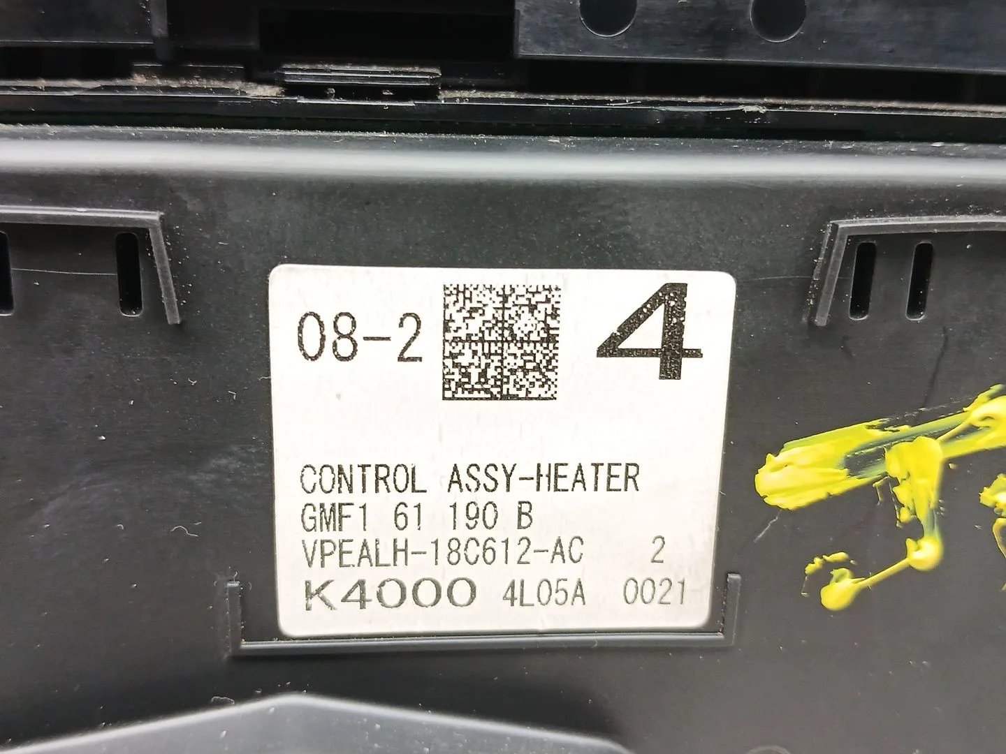Mando Climatizador para Mazda 6 Sedan (Gj, Gl)