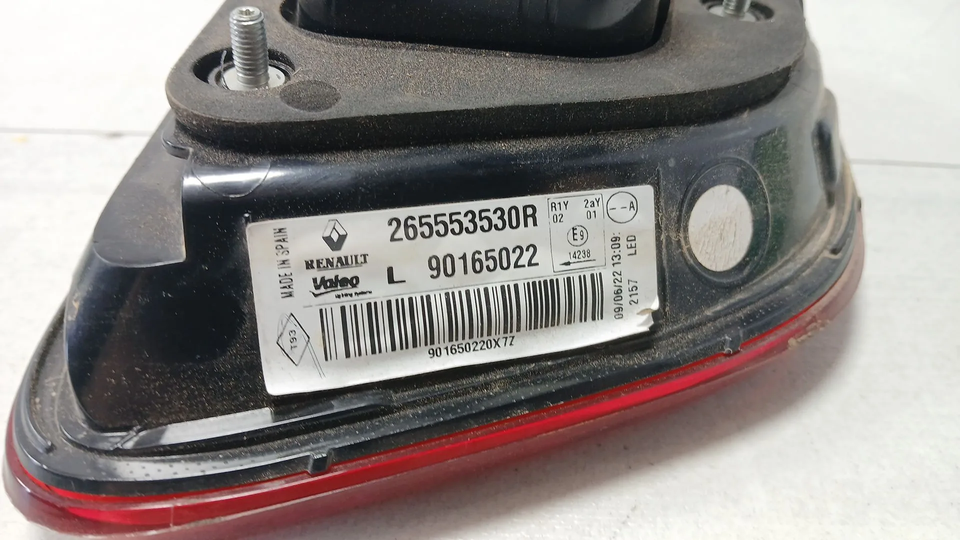 Piloto Trasero Derecho Interior para Renault Kadjar (Ha_, Hl_)