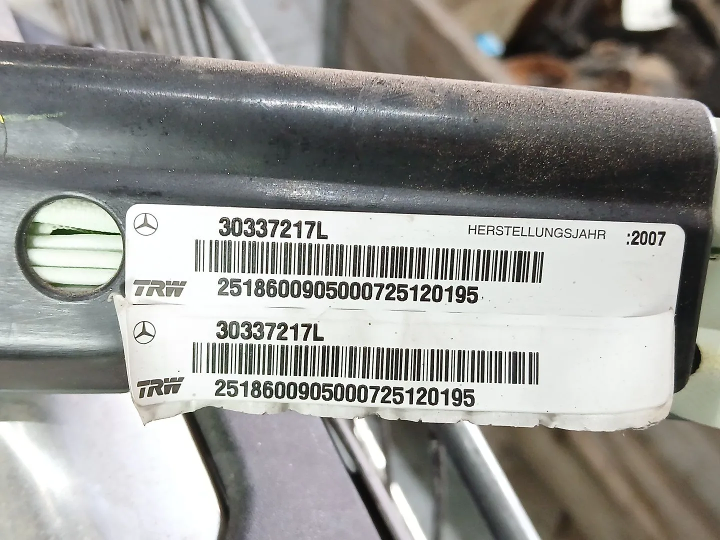 Airbag Cortina Delantero Izquierdo para Mercedes-Benz Clase R (W251)