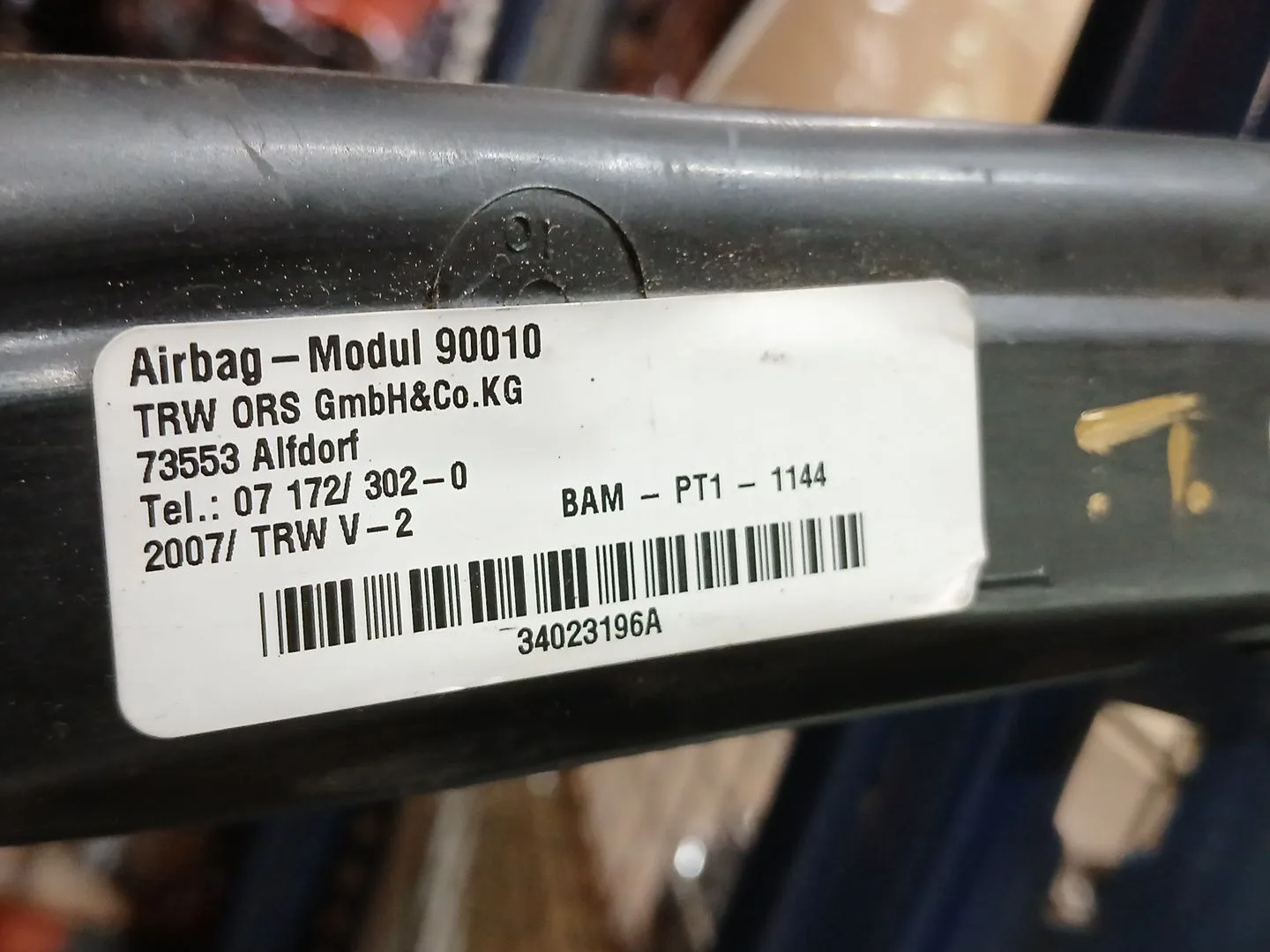 Airbag Cortina Delantero Izquierdo para Mercedes-Benz Clase R (W251)