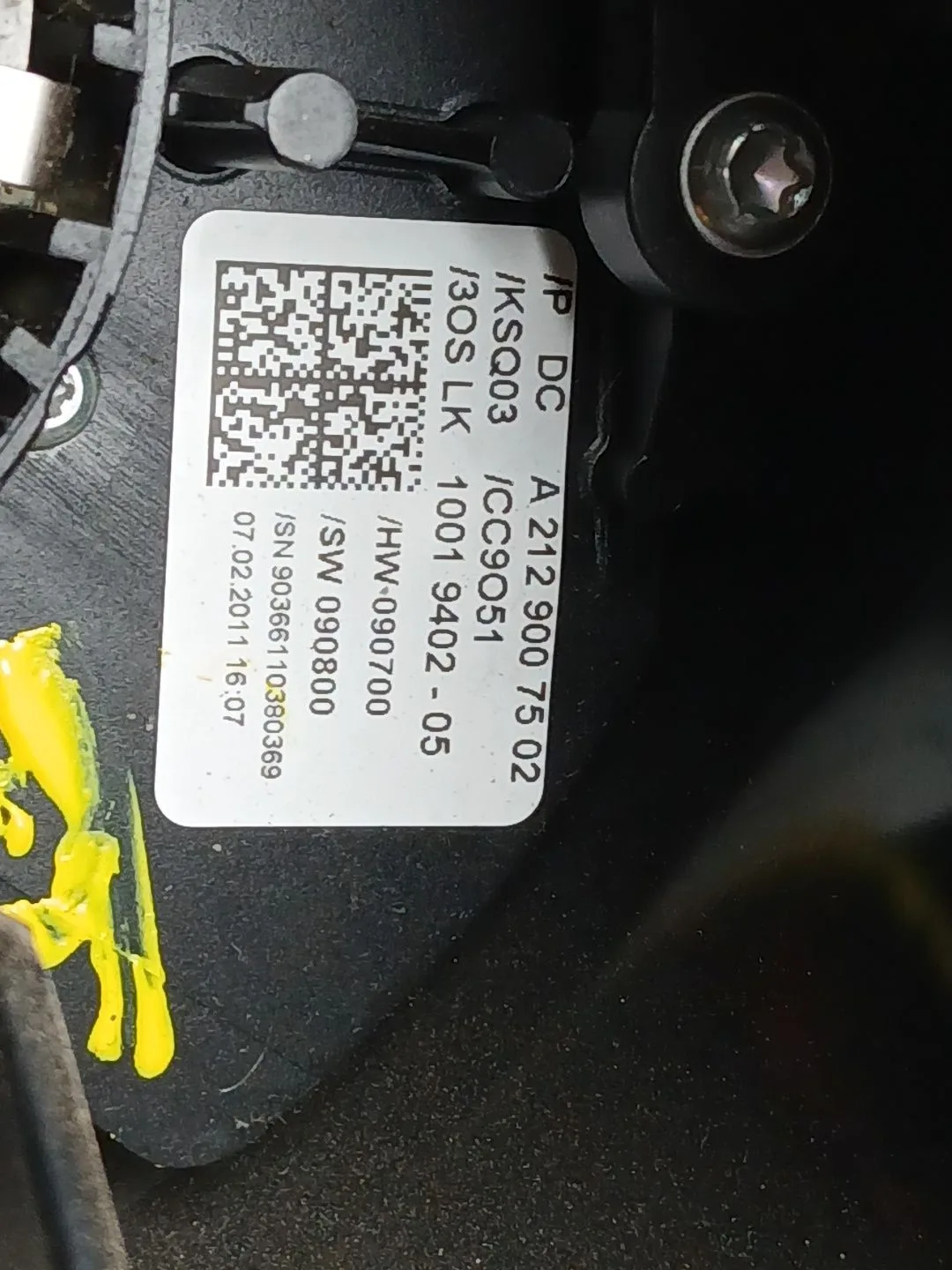 Mando Multifuncion para Mercedes-Benz Clase E Descapotable (A207)