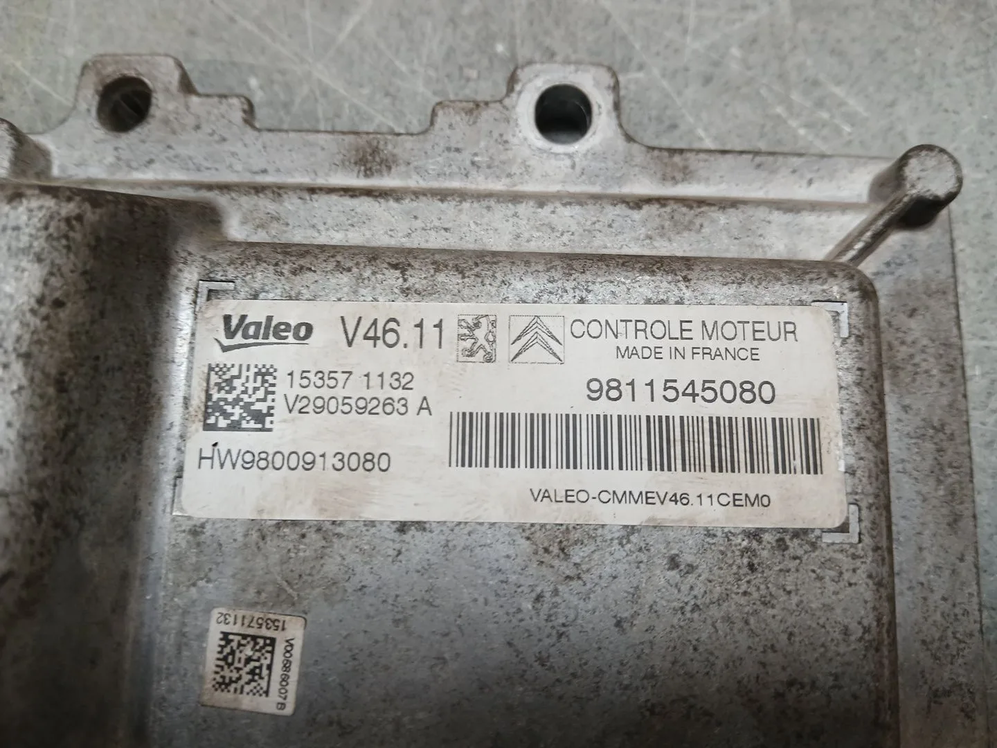 Centralita Motor Uce para Citroën C-Elysee (Dd_)