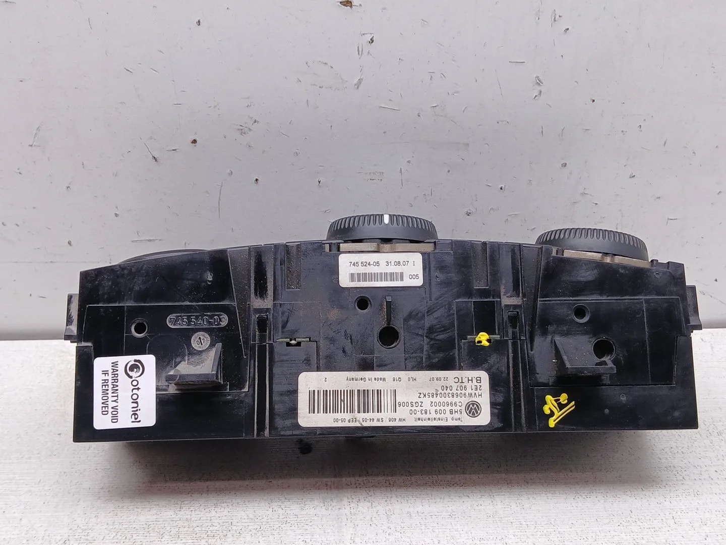 Mando Calefaccion / Aire Acondicionado para Volkswagen Crafter 30-50 Furgoneta (2E_)