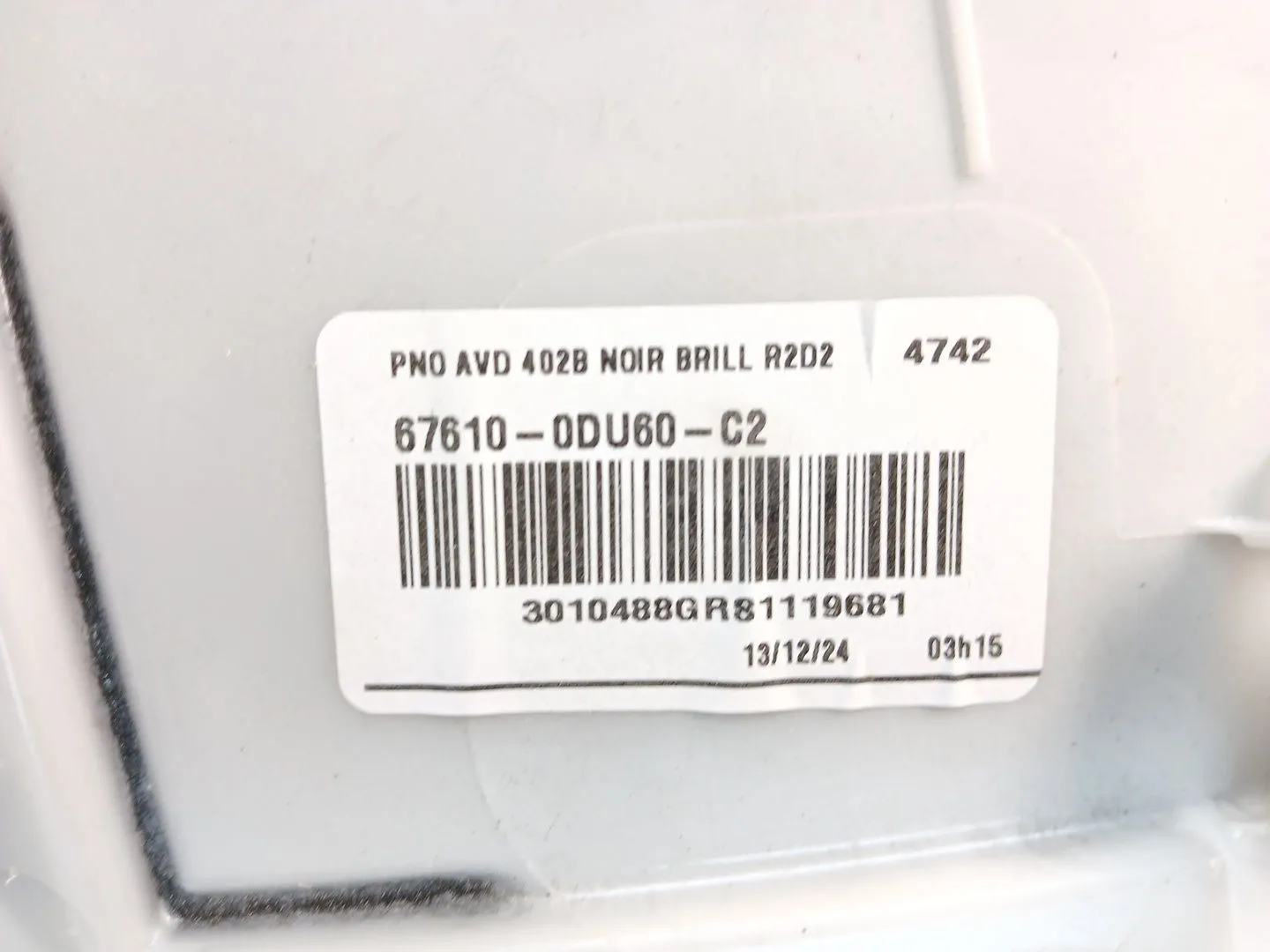 Guarnecido Puerta Delantera Derecha para Toyota Yaris (_P21_, _Pa1_, _Ph1_)