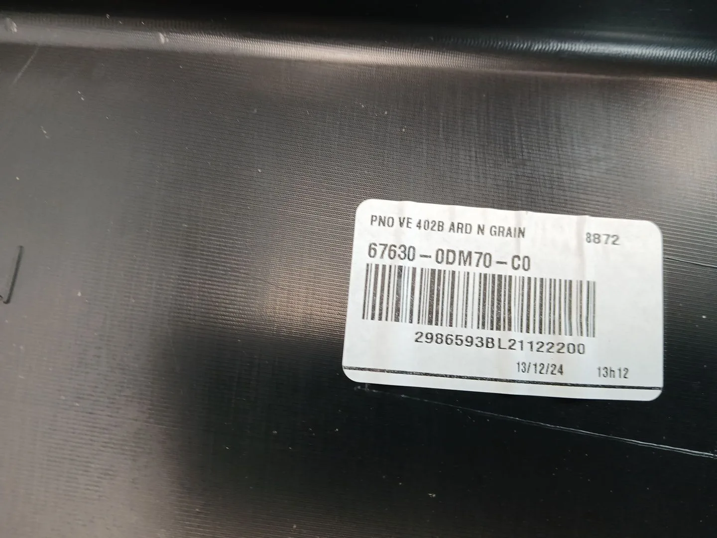 Guarnecido Puerta Trasera Derecha para Toyota Yaris (_P21_, _Pa1_, _Ph1_)