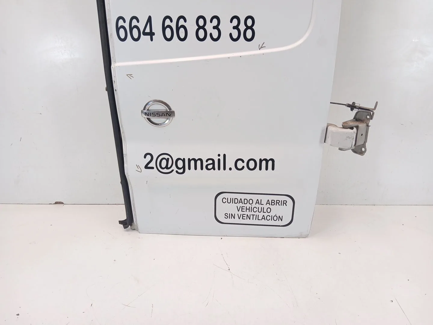 Puerta Trasera Derecha para Nissan Primastar Furgoneta (X83)