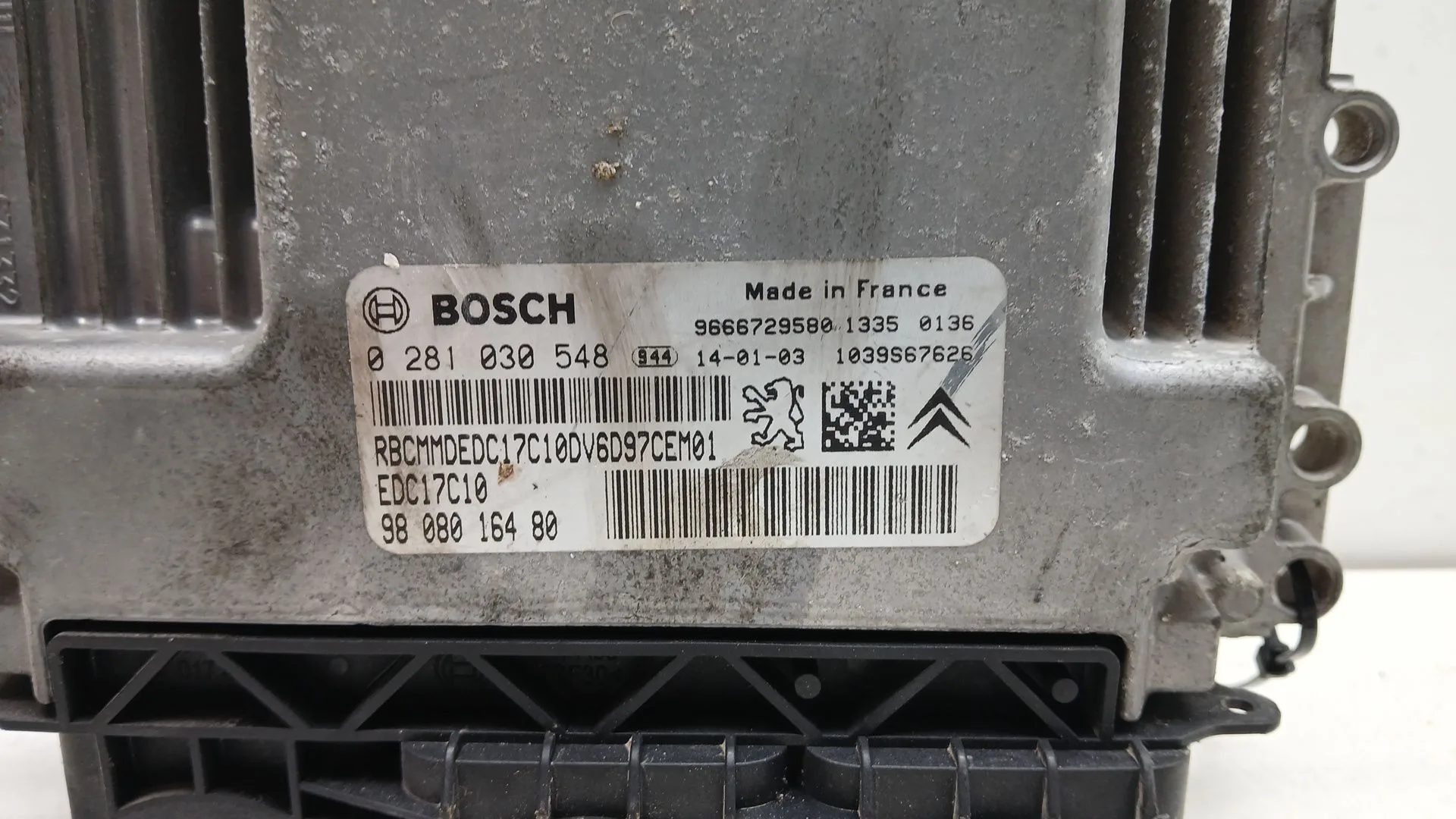 Centralita Motor Uce para Citroën C4 Cactus
