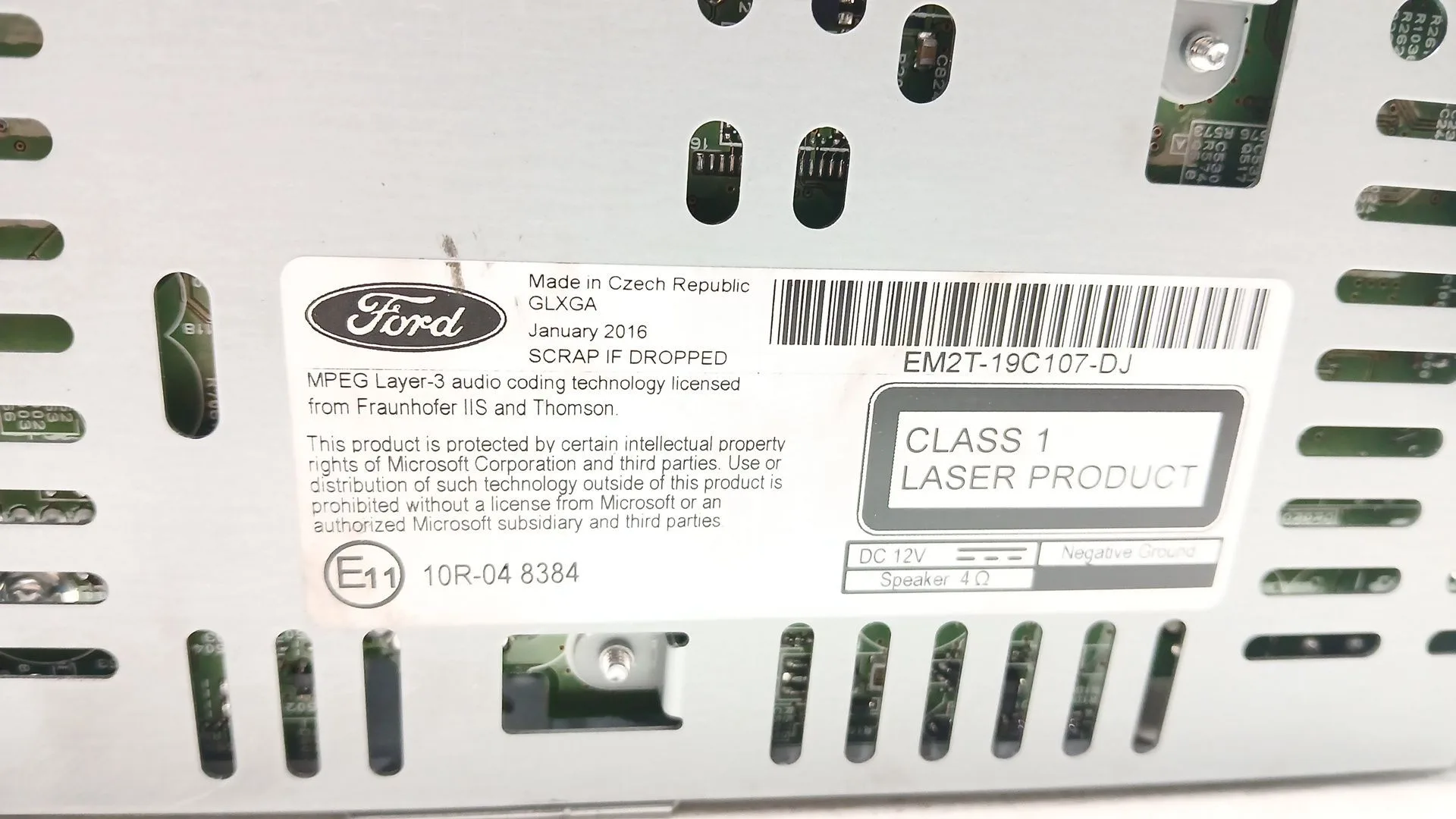 Sistema Audio / Radio Cd para Ford S-Max (Cj, Wa6)