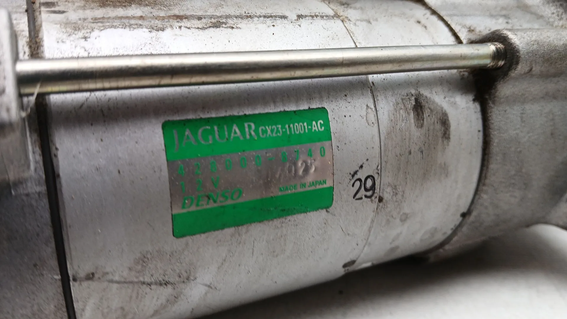 Motor Arranque para Jaguar Xf